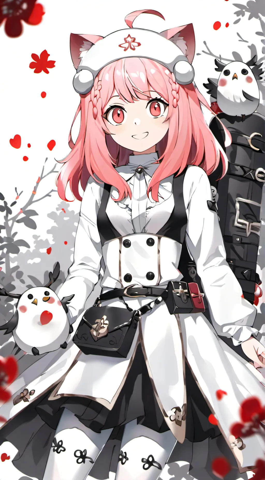 ai character: Rosy background