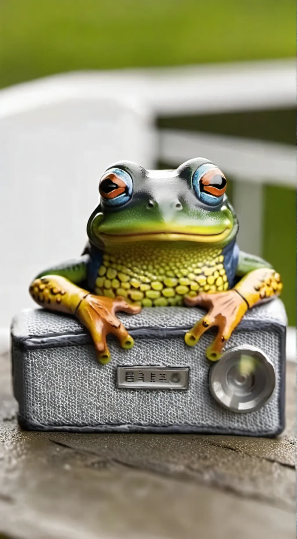 ai character: mr frog background