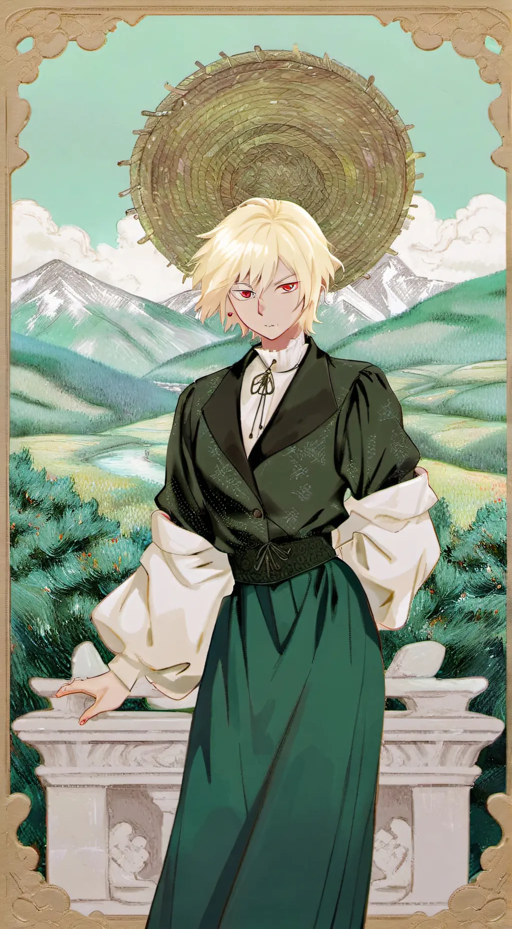 ai character: Mitsuki Bakugou  background