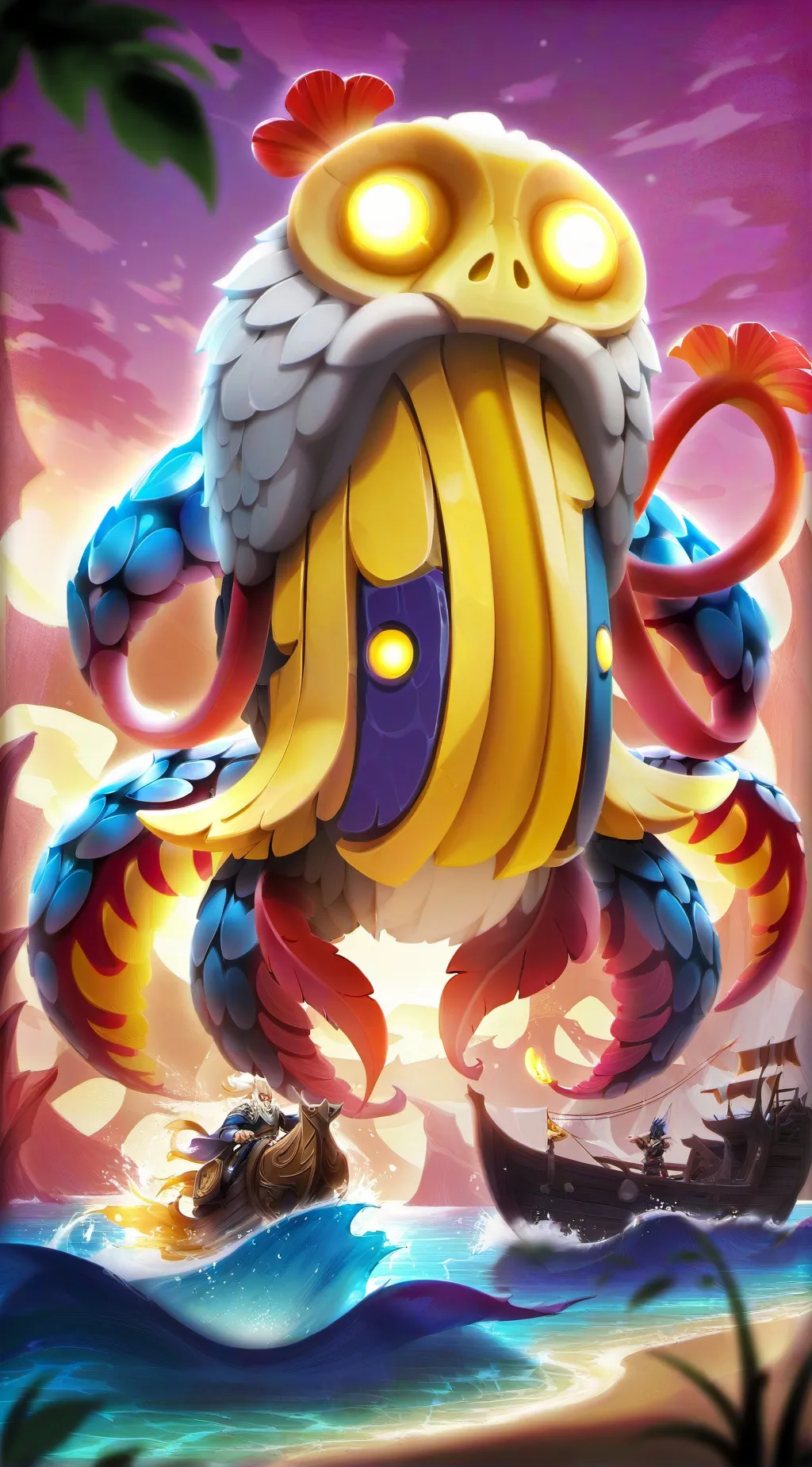 ai character: The future is wild background