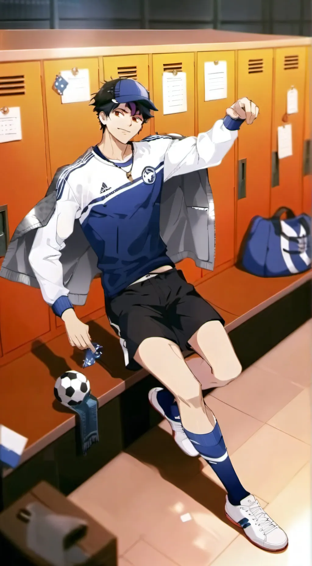 ai character: mha boys locker background