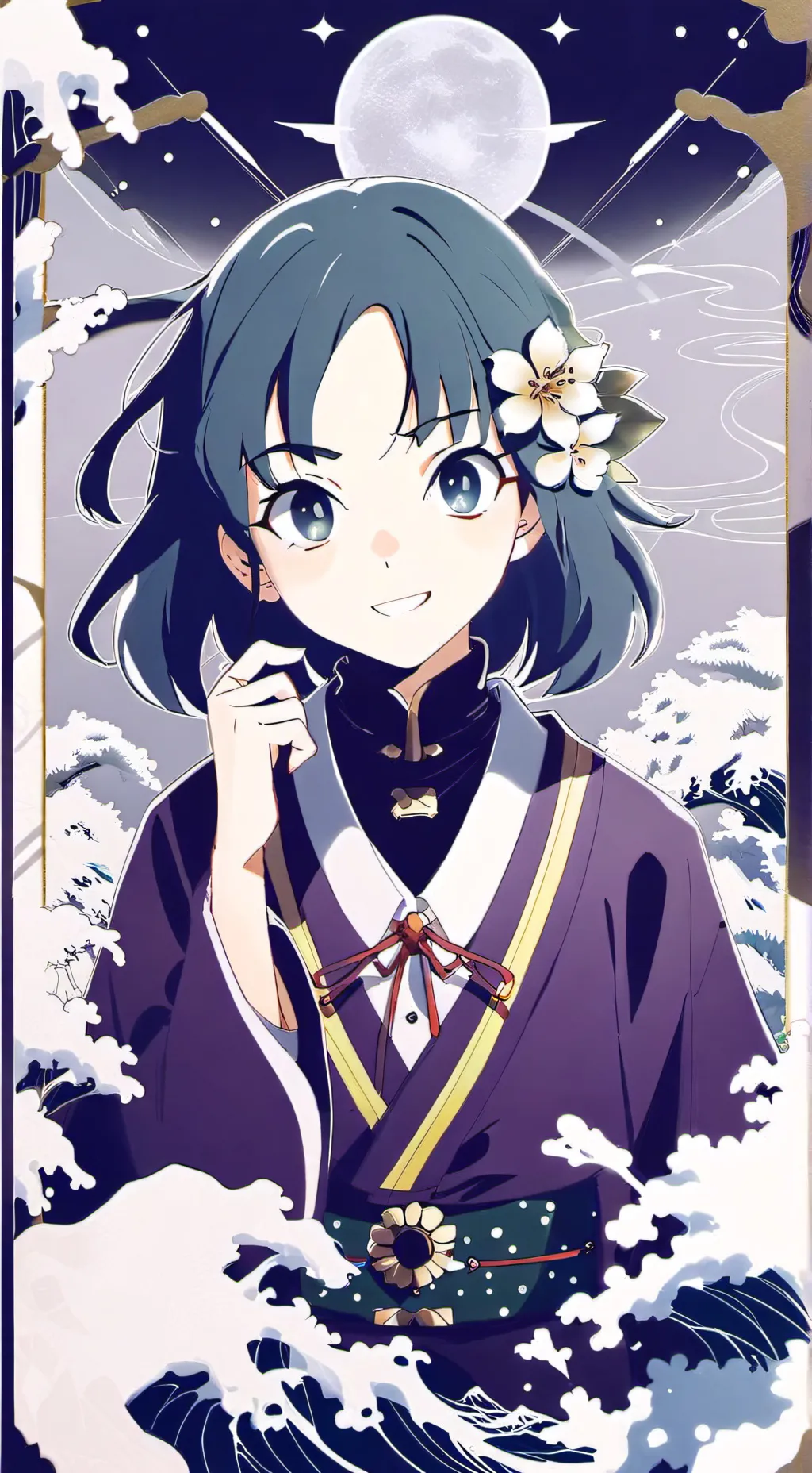 ai character: Shinobu  background