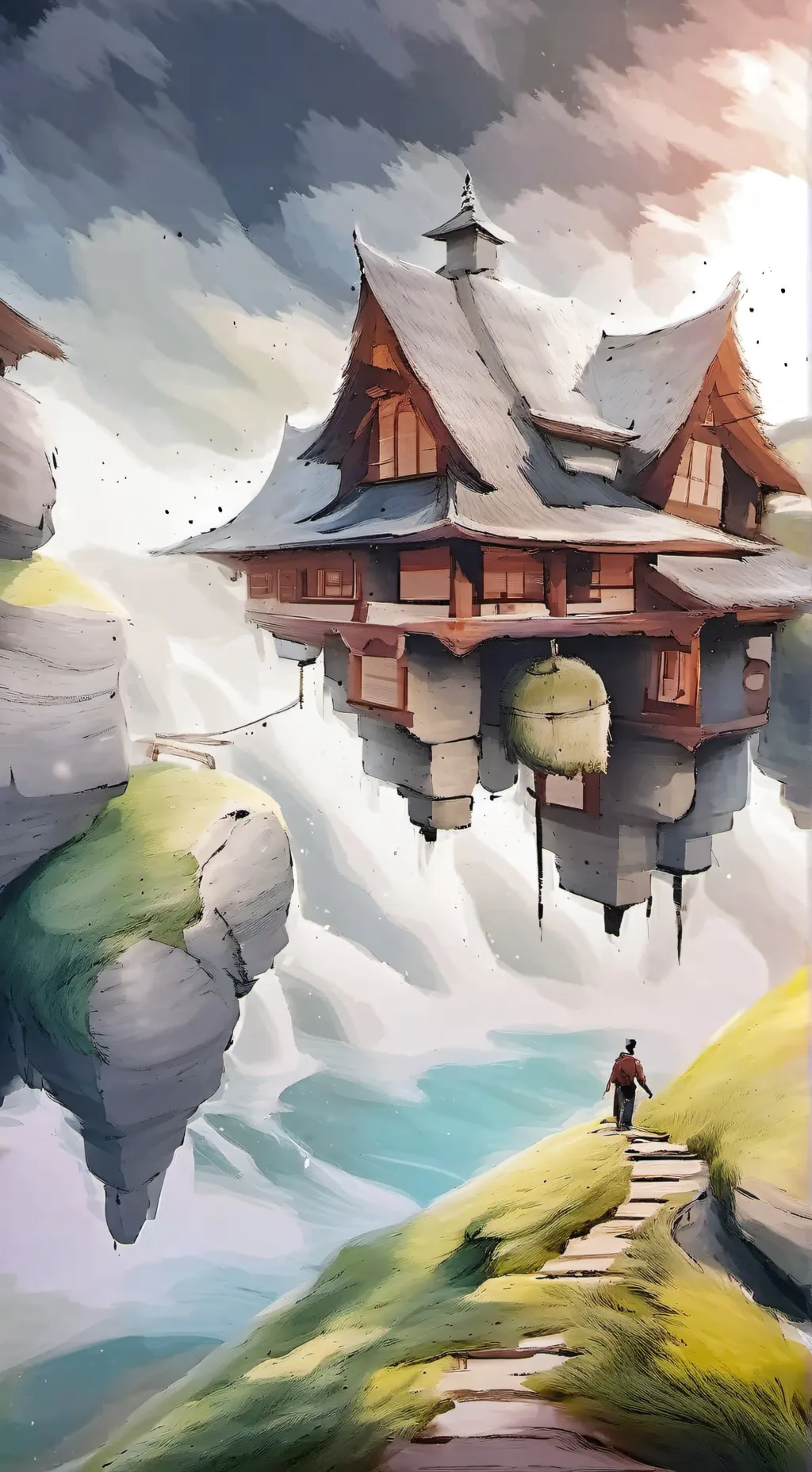 ai character: вопросики background