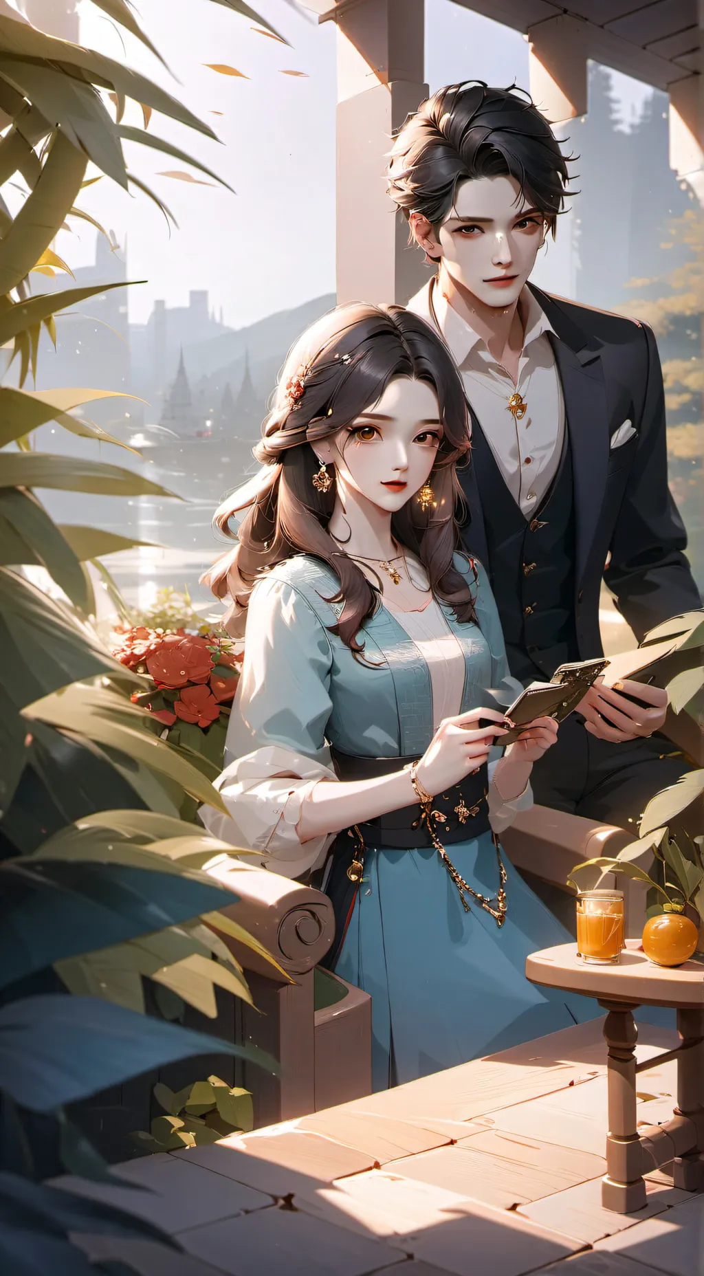 ai character: leo background