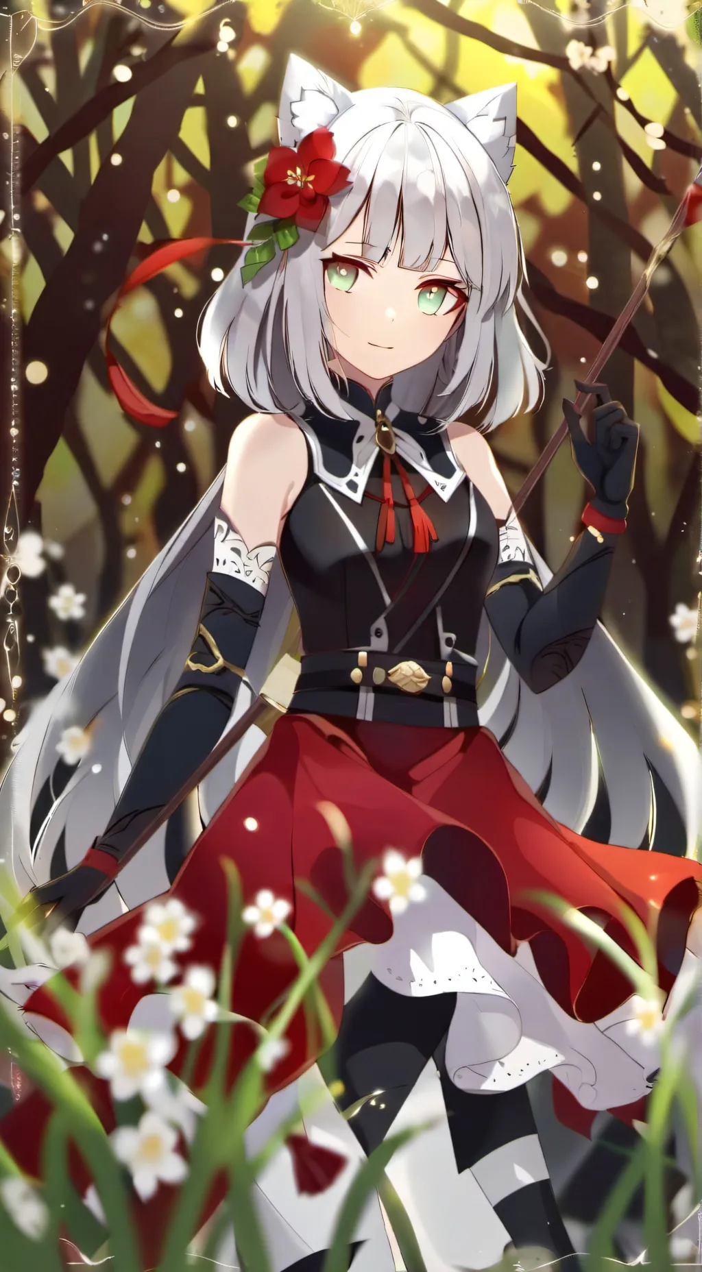 ai character: lily  background