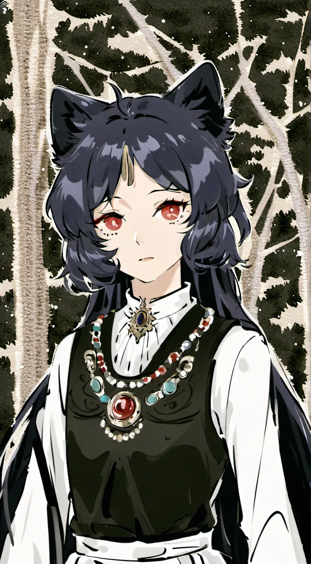 ai character: Ib pick me background