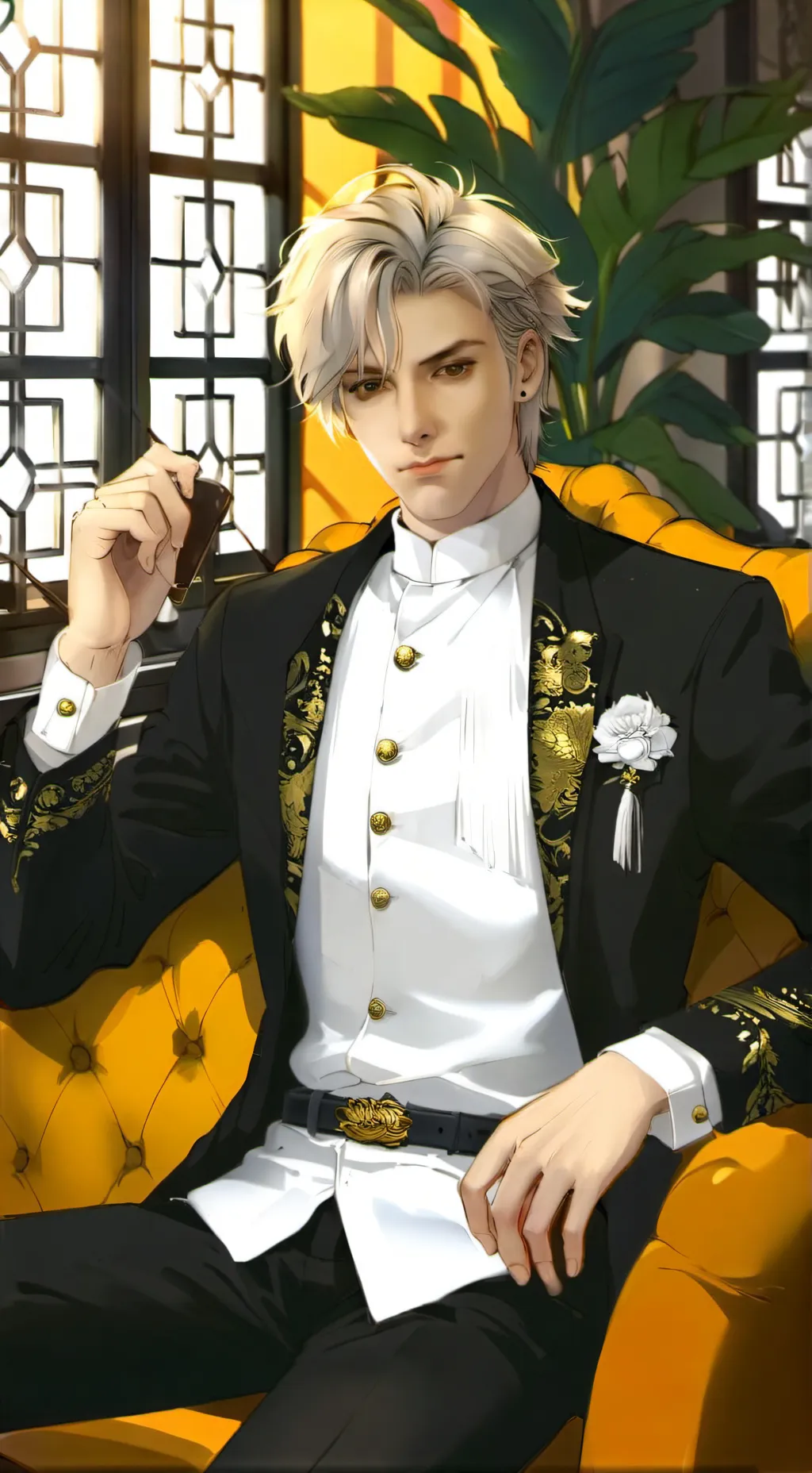 ai character: Felix  background