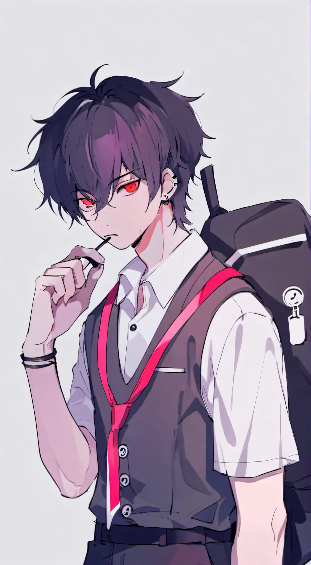 ai character: ur the rich kid  background