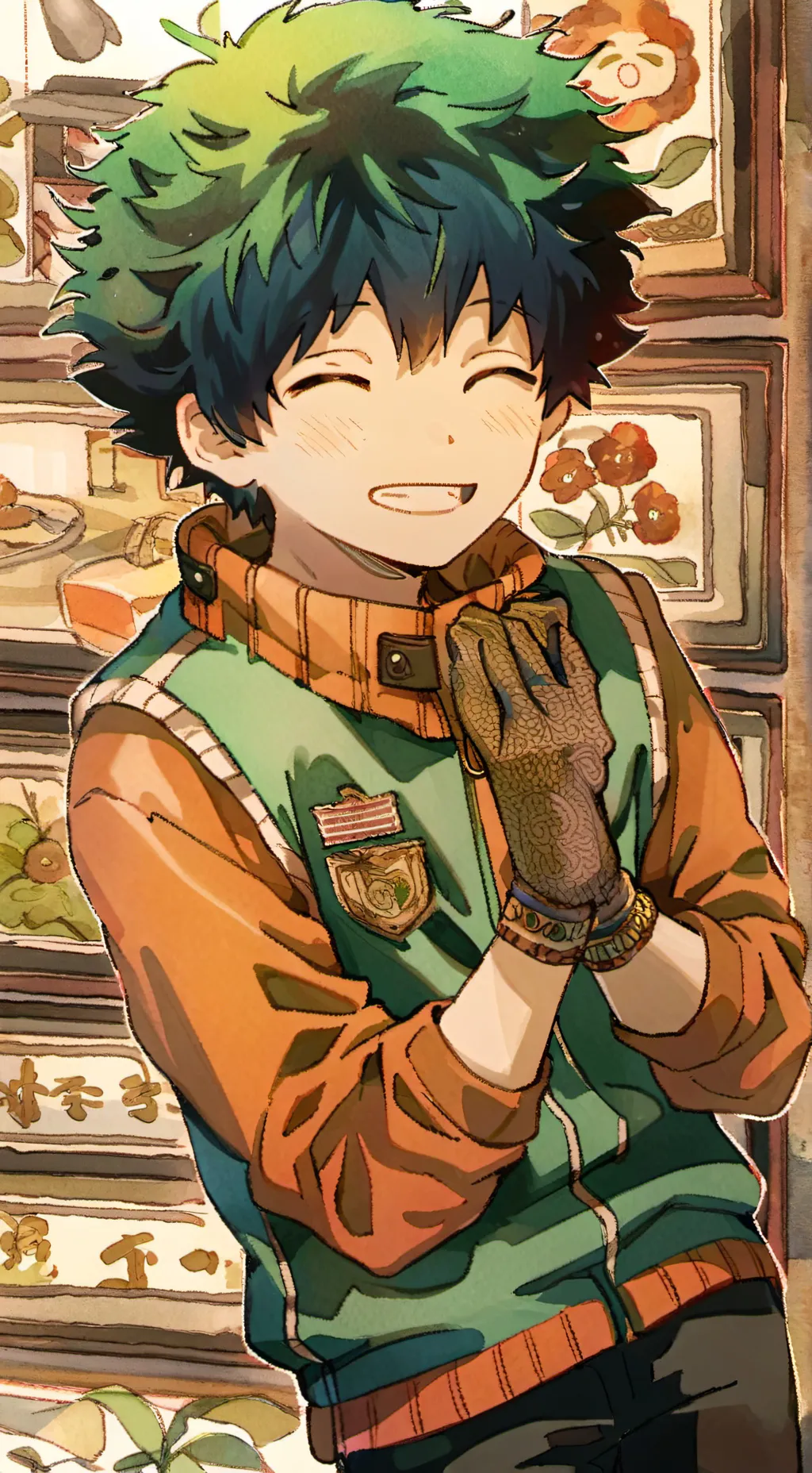 ai character: bakugo deku y/n background