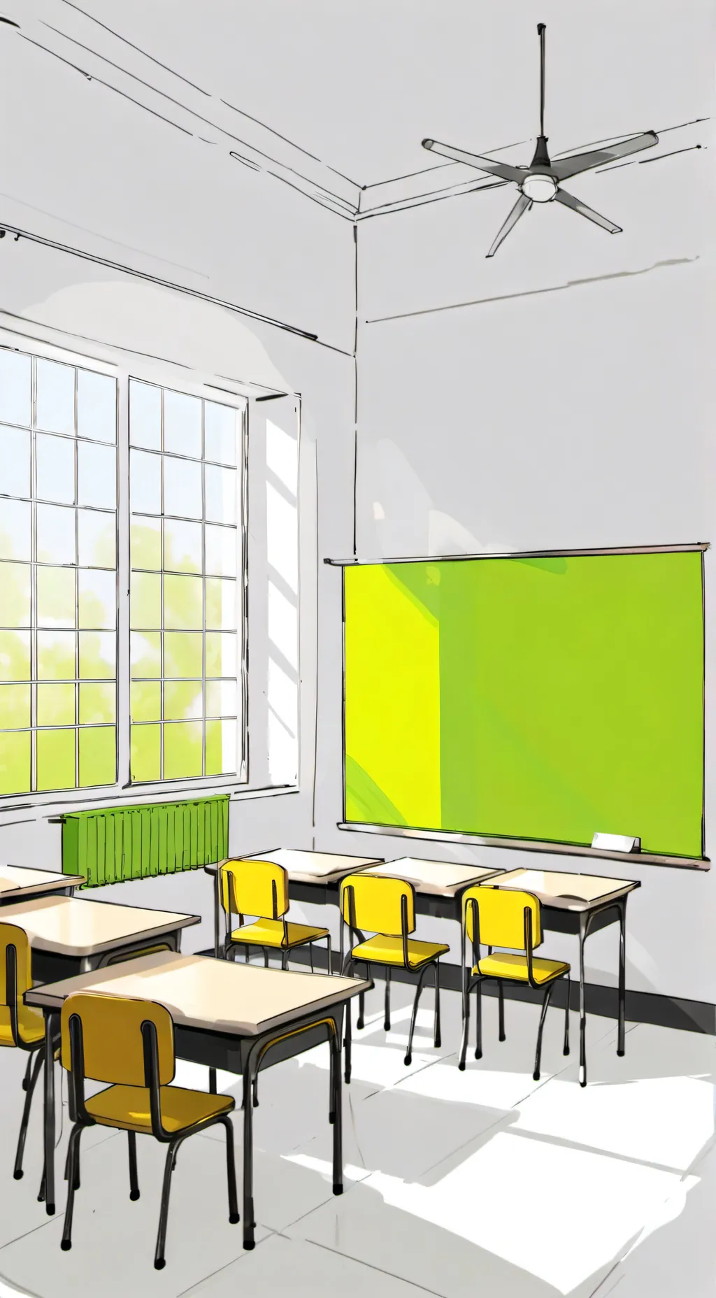 ai character: School background