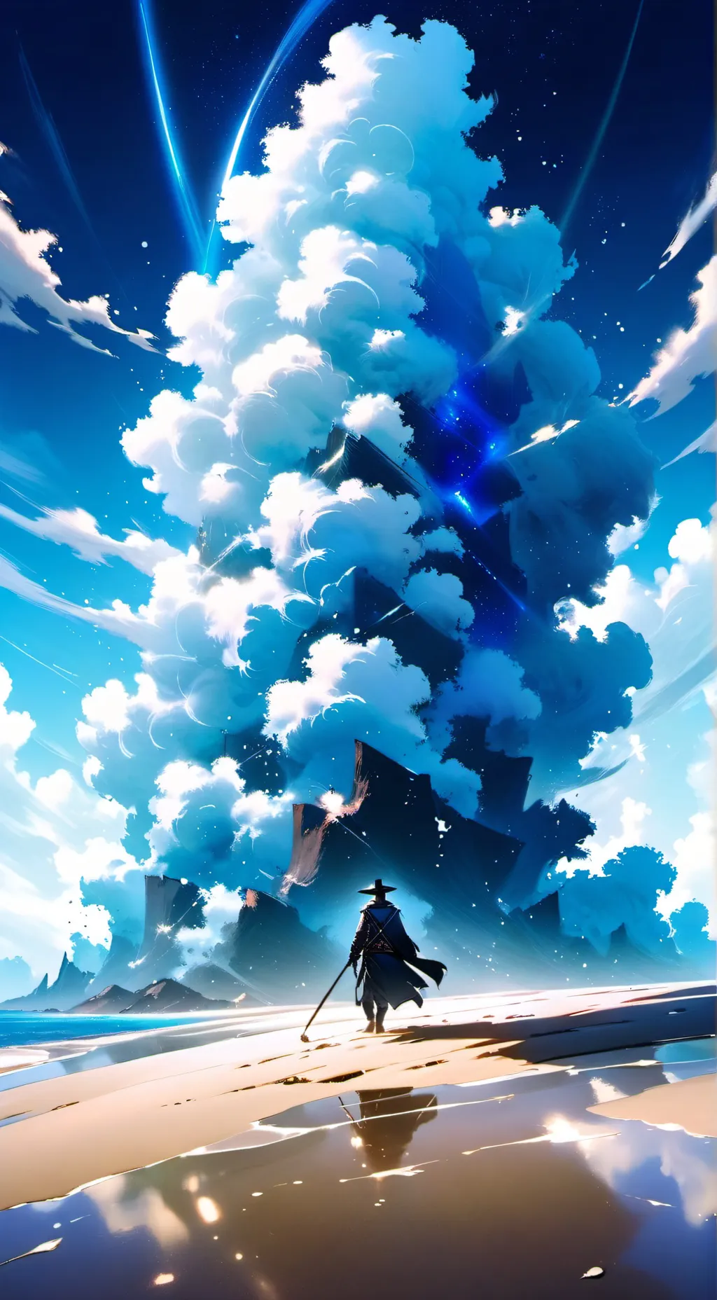 ai character: baby astro background