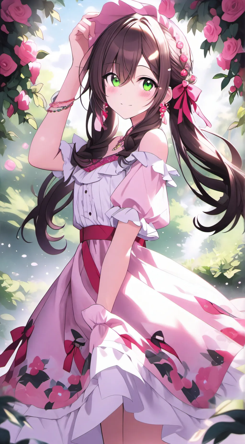 ai character: Andrea  background