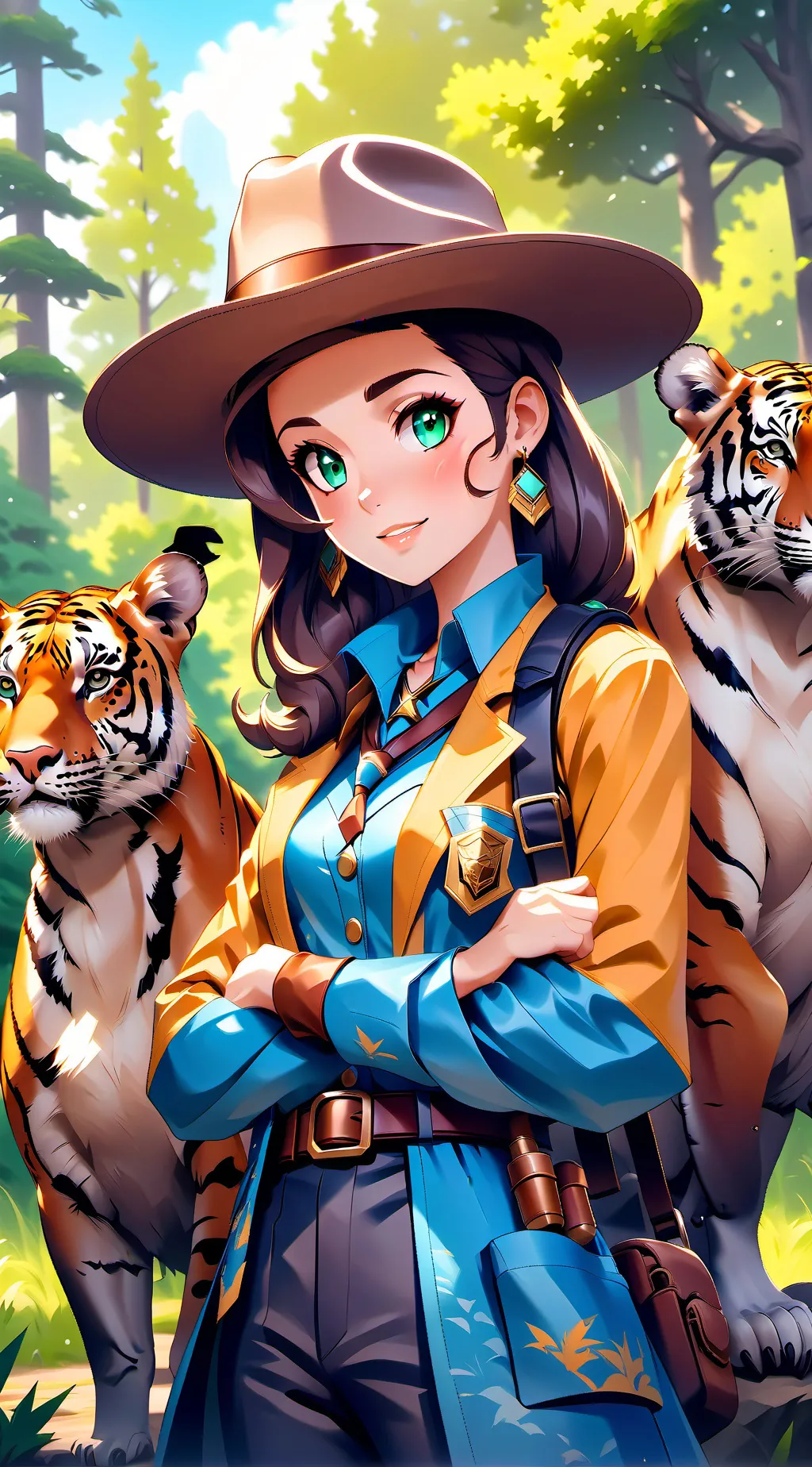 ai character: Hazel  background