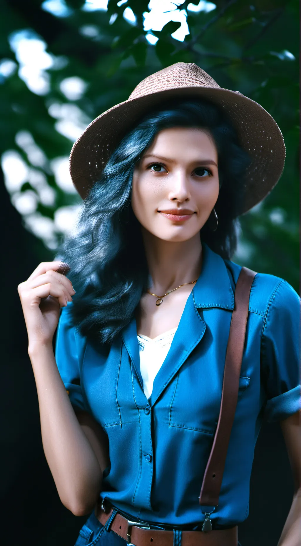 ai character: Luna background