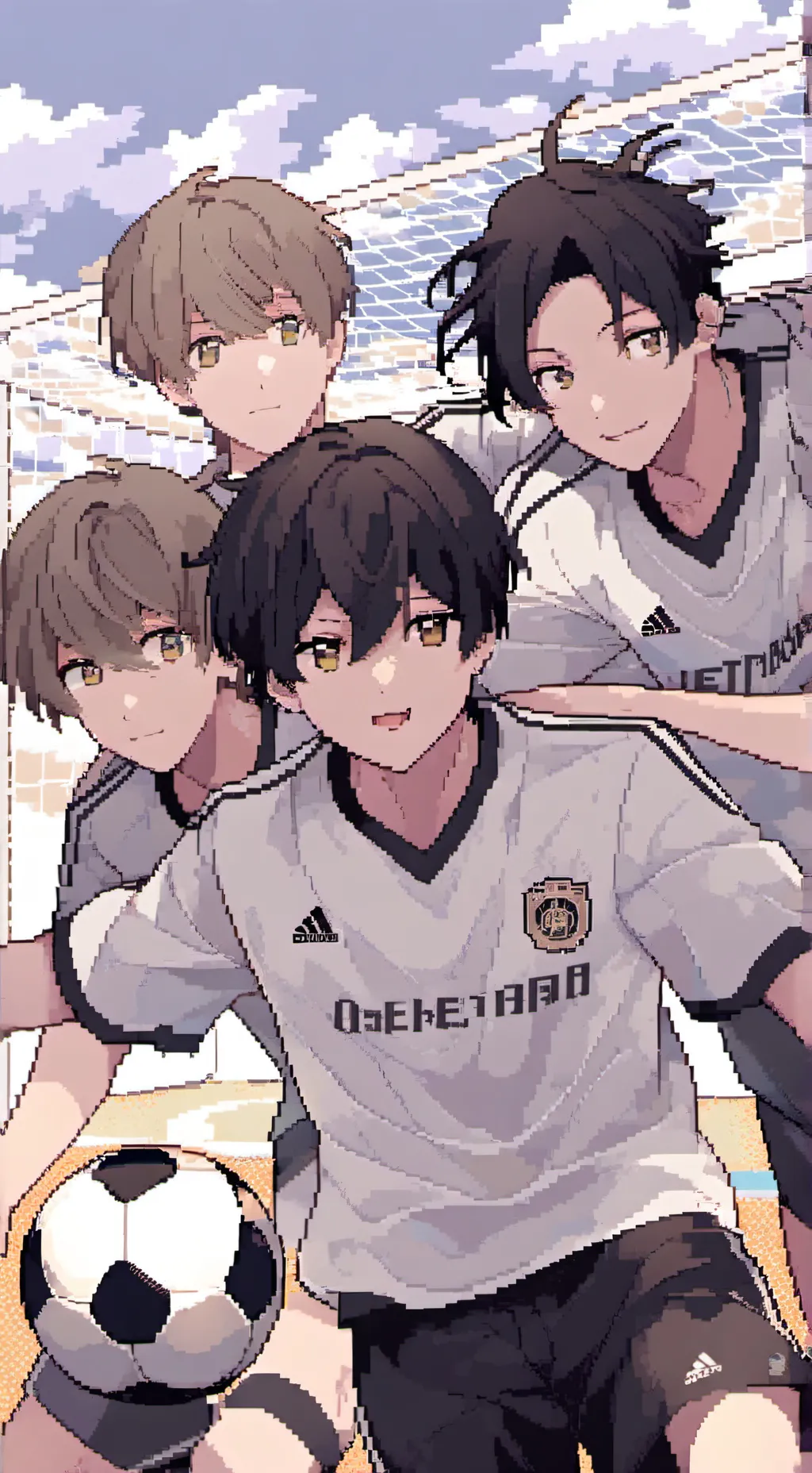 ai character: brothers soccer  background
