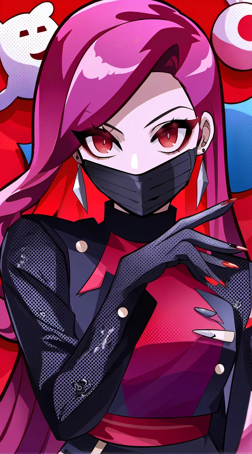 ai character: nail Tech background