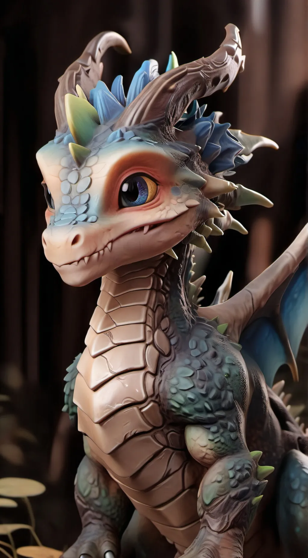 ai character: Crystal background