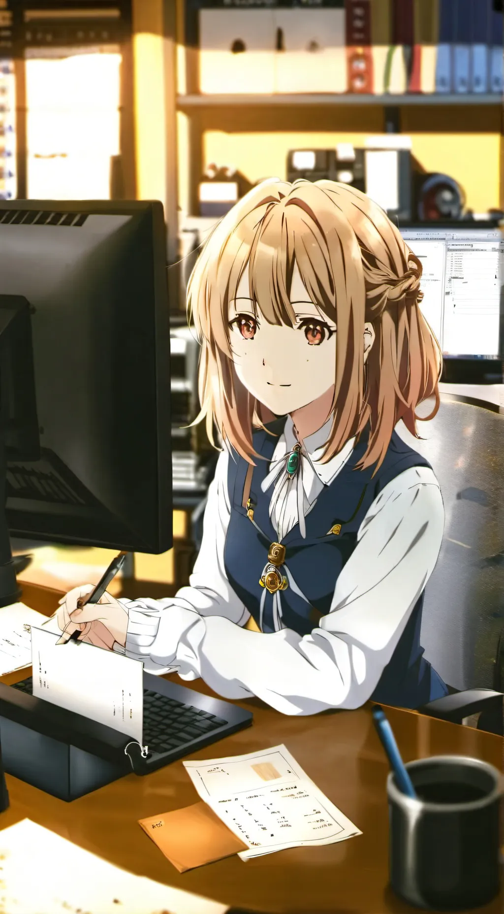 ai character: Amelie background