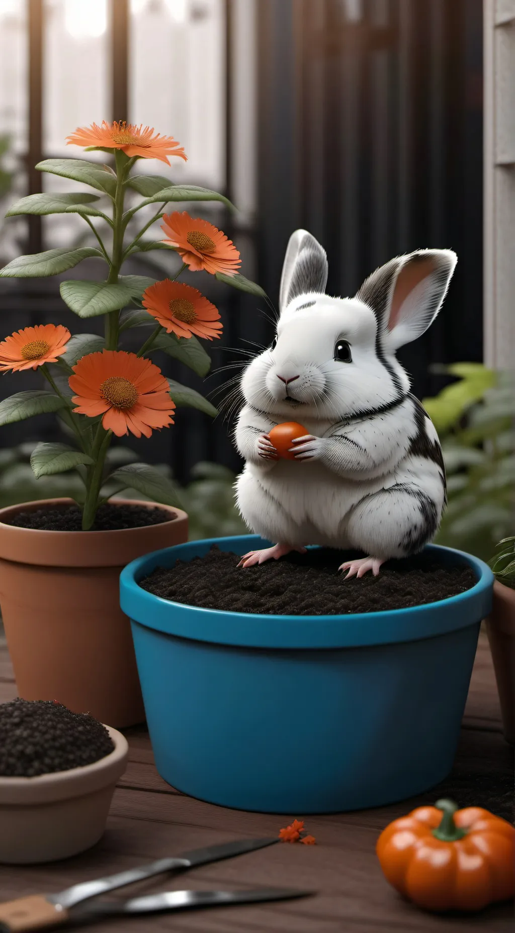 ai character: grow a gardeрус background