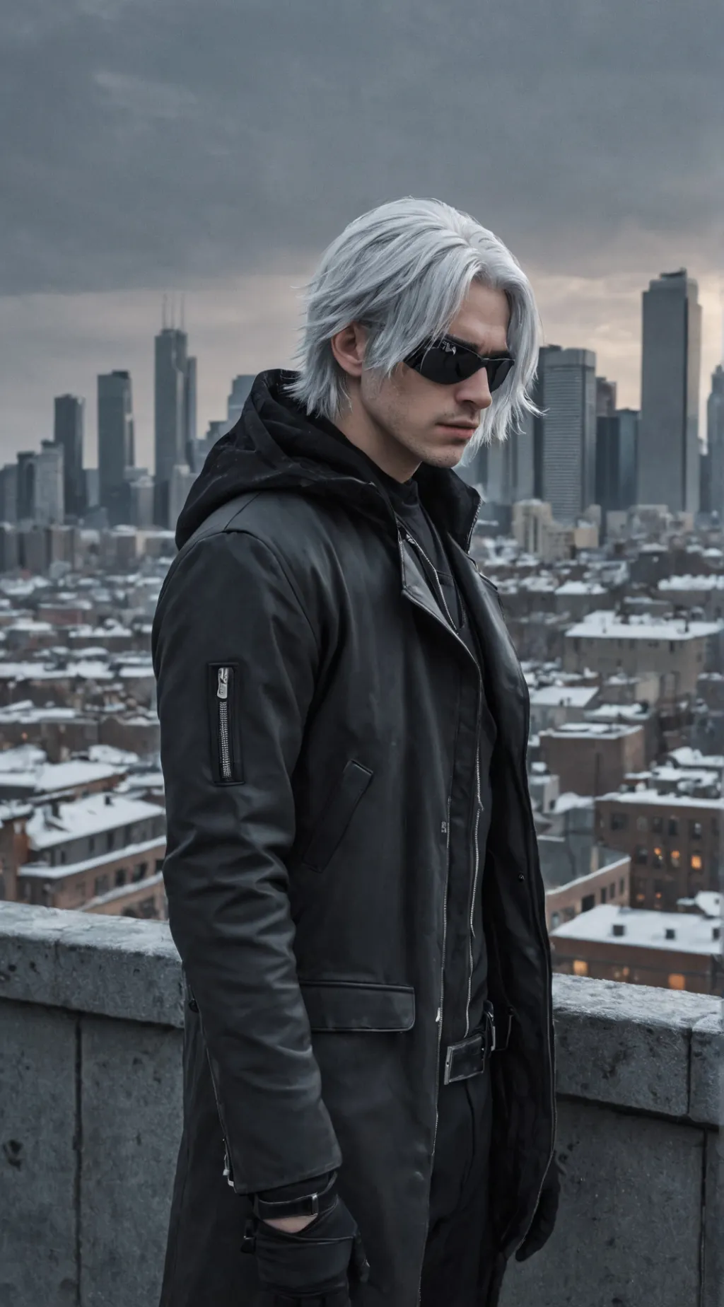 ai character: •Hikaru• background