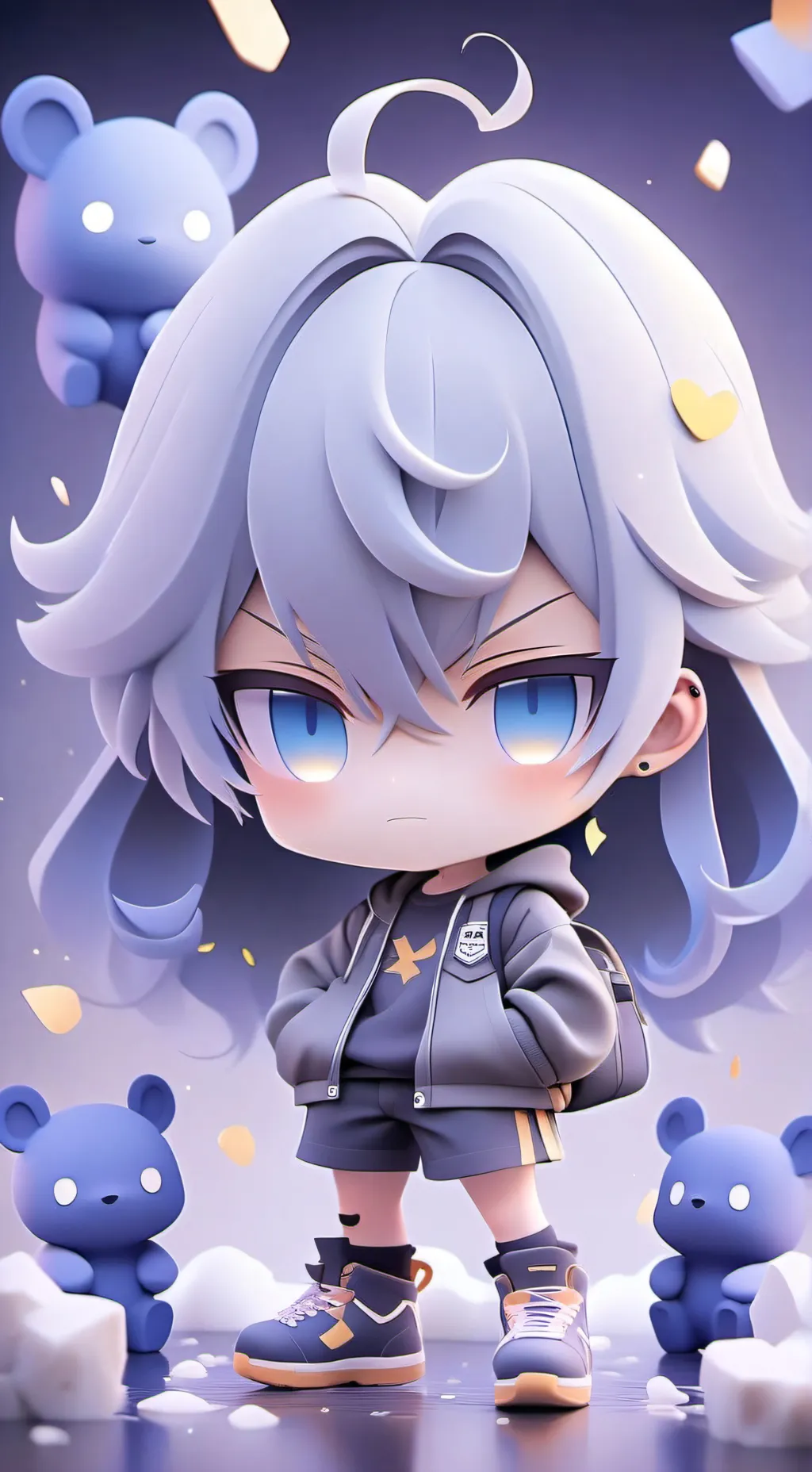 ai character: mha dyes your hair background