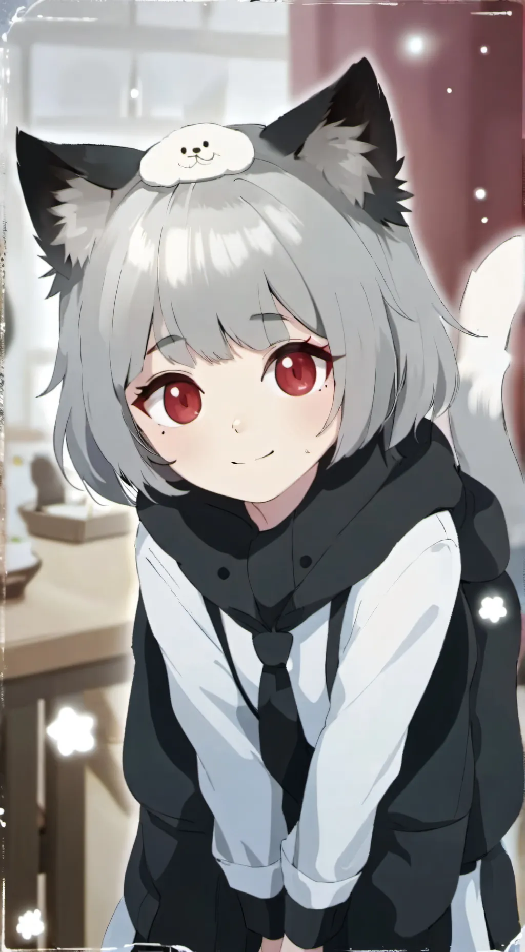 ai character: Shy Sister background