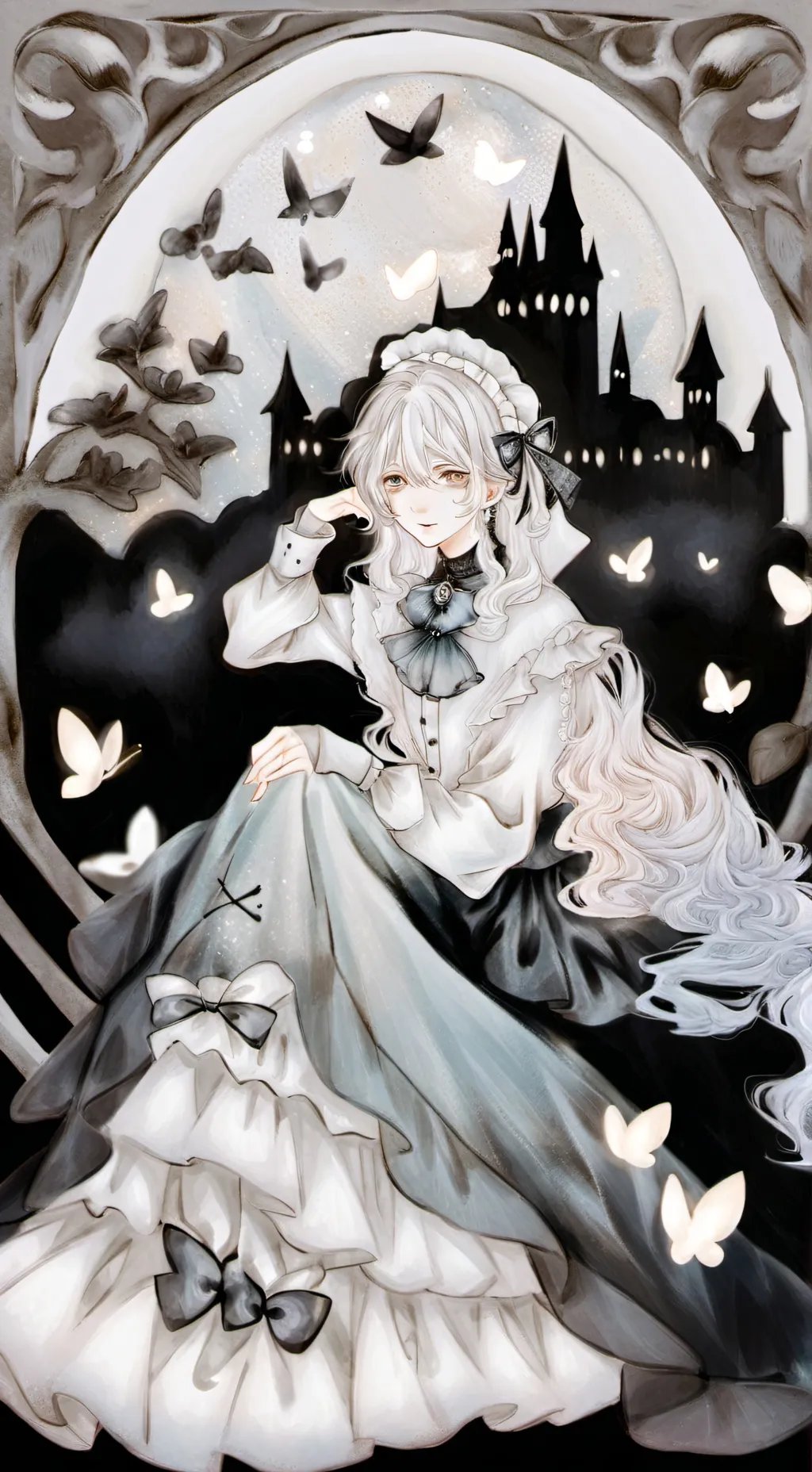 ai character: masked man background