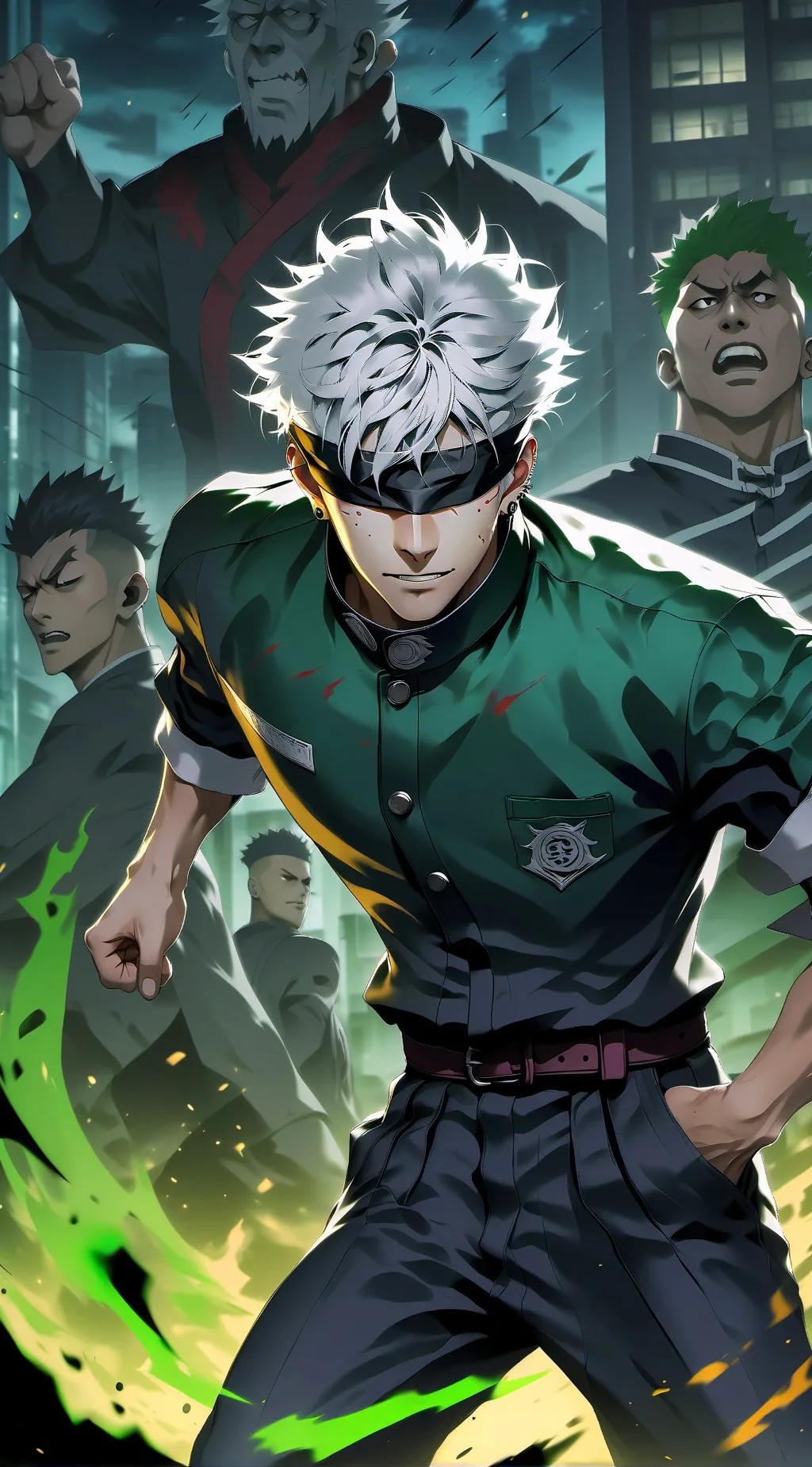 ai character: Gojo Satoru background