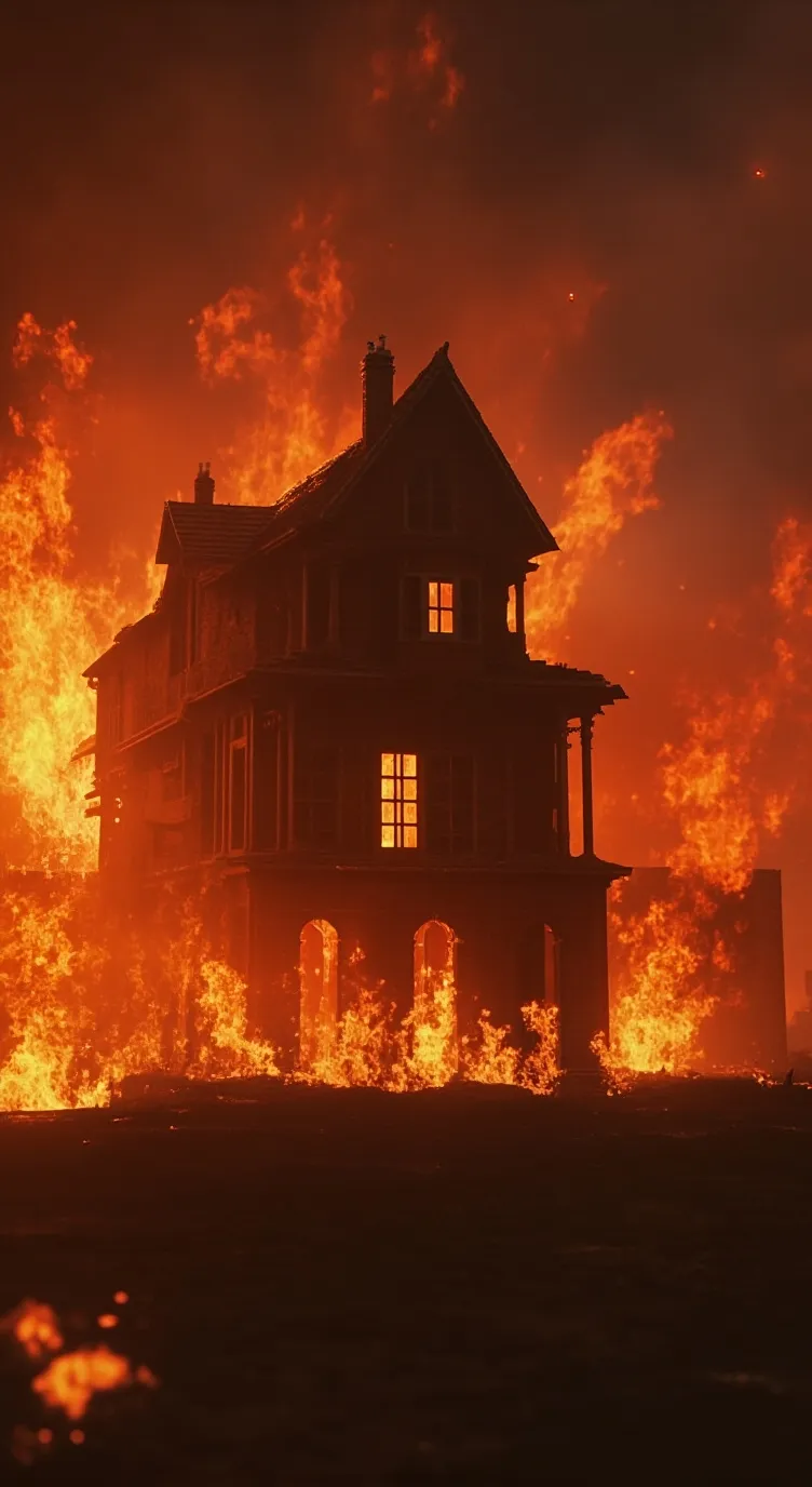 ai character: MHA fire background