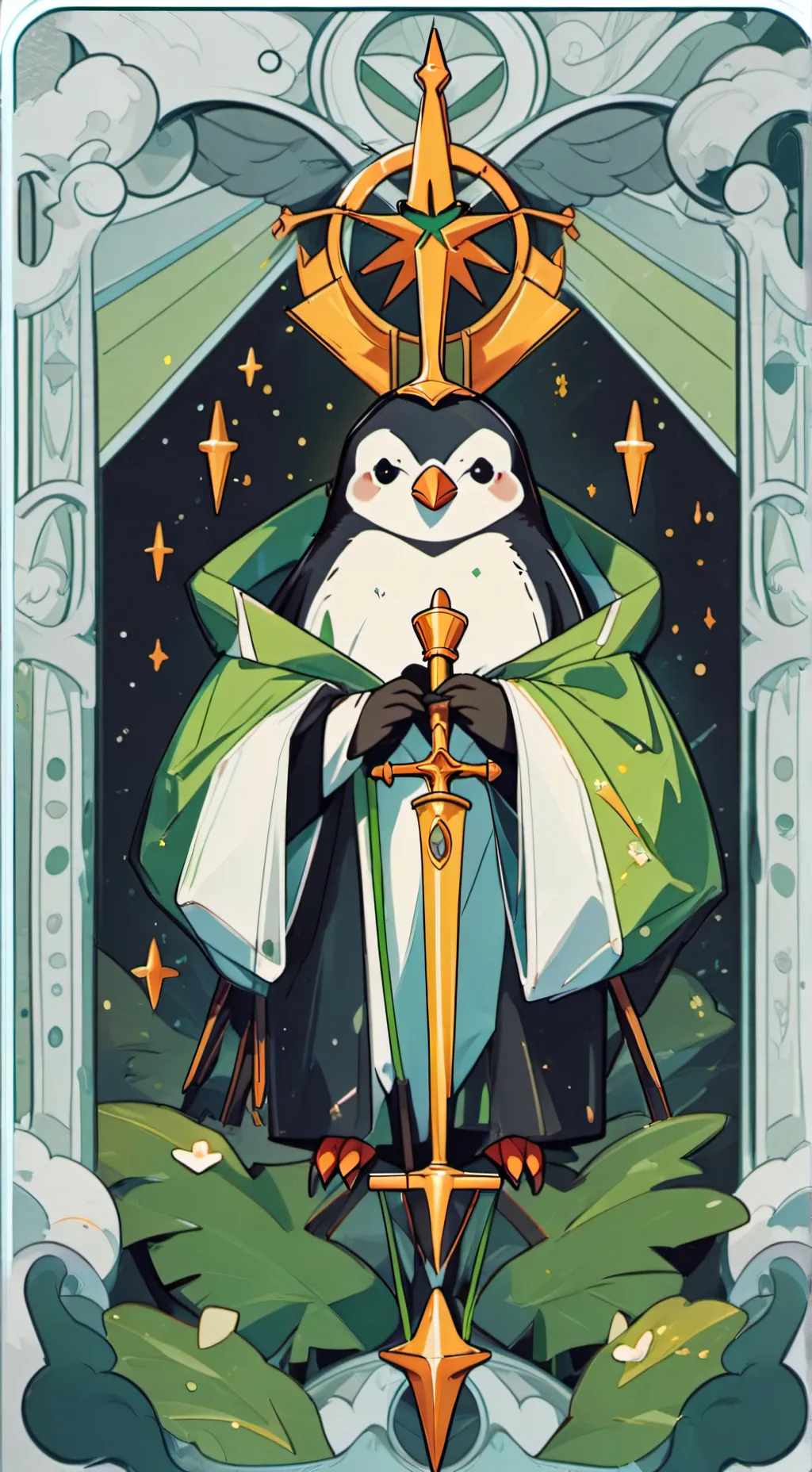 ai character: king peguinani 2 background