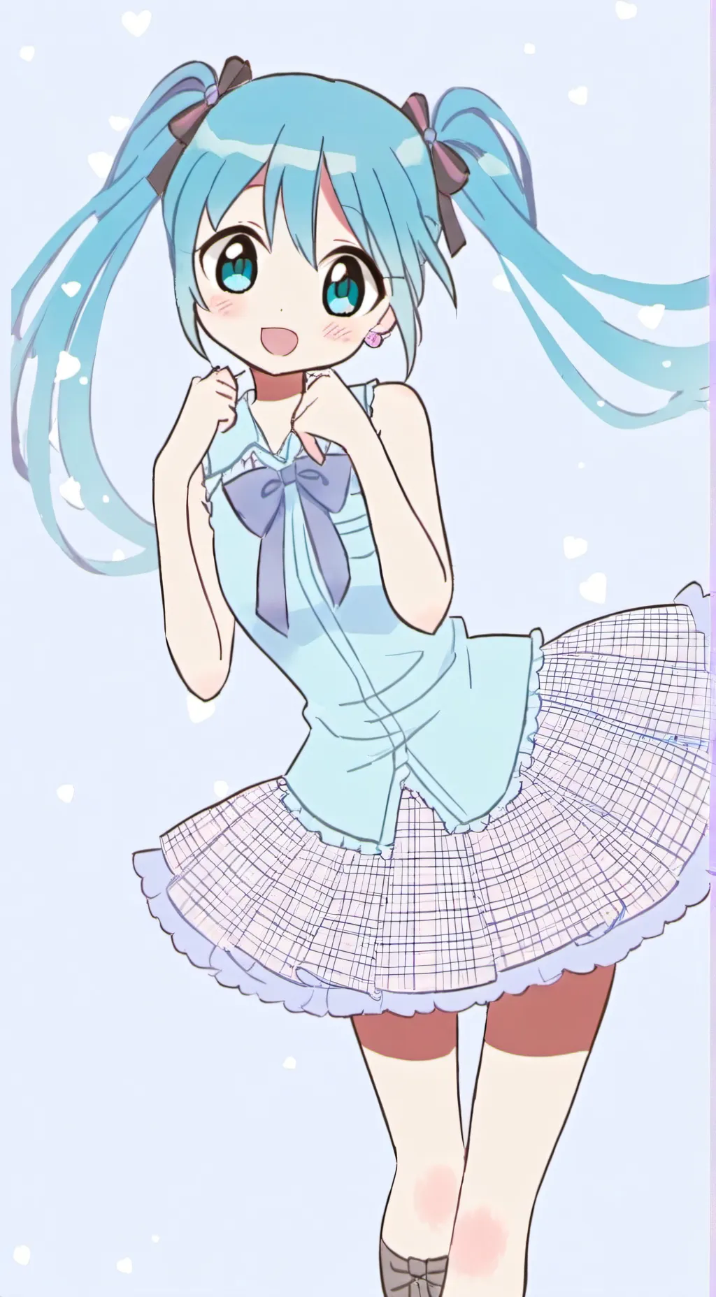 ai character: Miku background