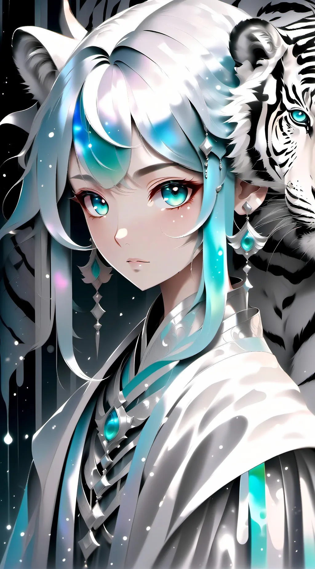 ai character: sol x mercurio  background