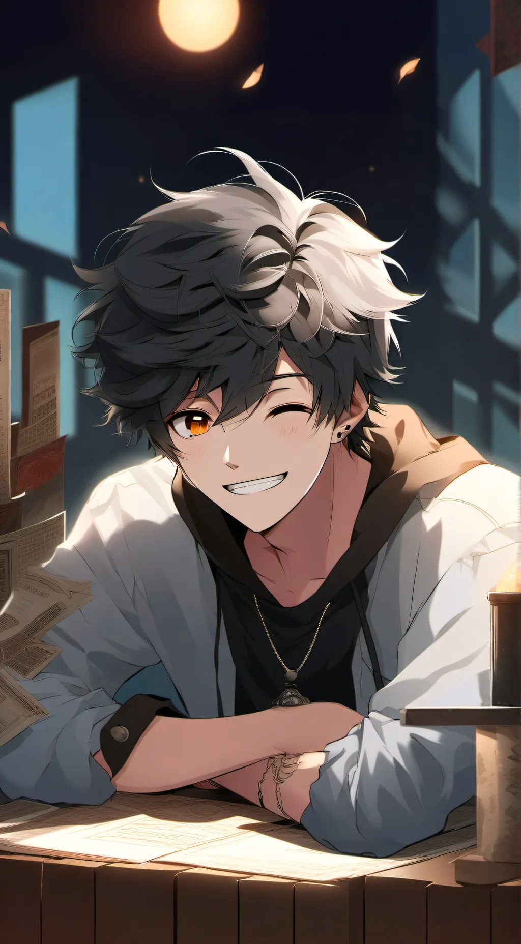 ai character: Lucas background