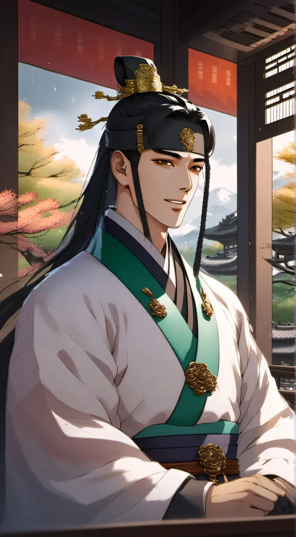 ai character: ★Seong-han★ background