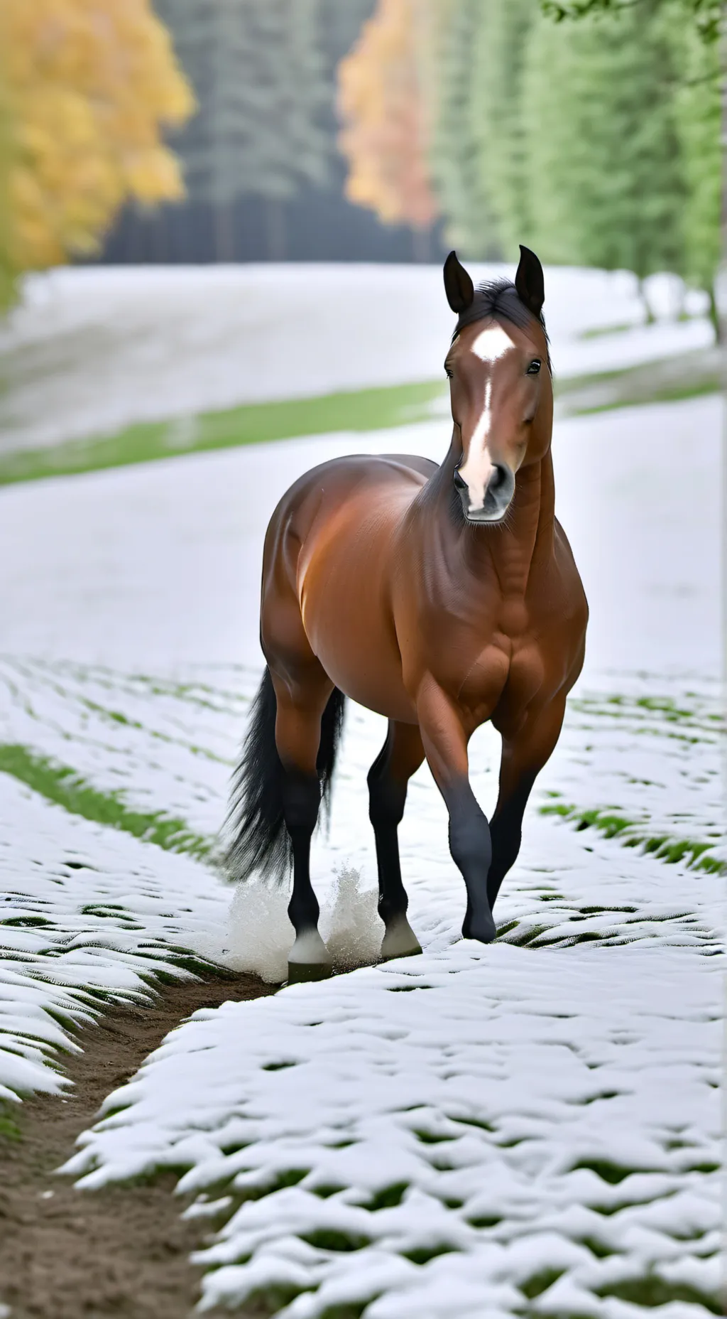 ai character: Wild Horse background