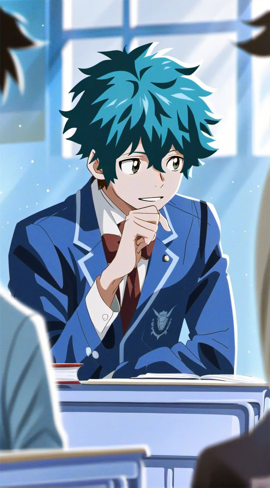 ai character: mha scars background