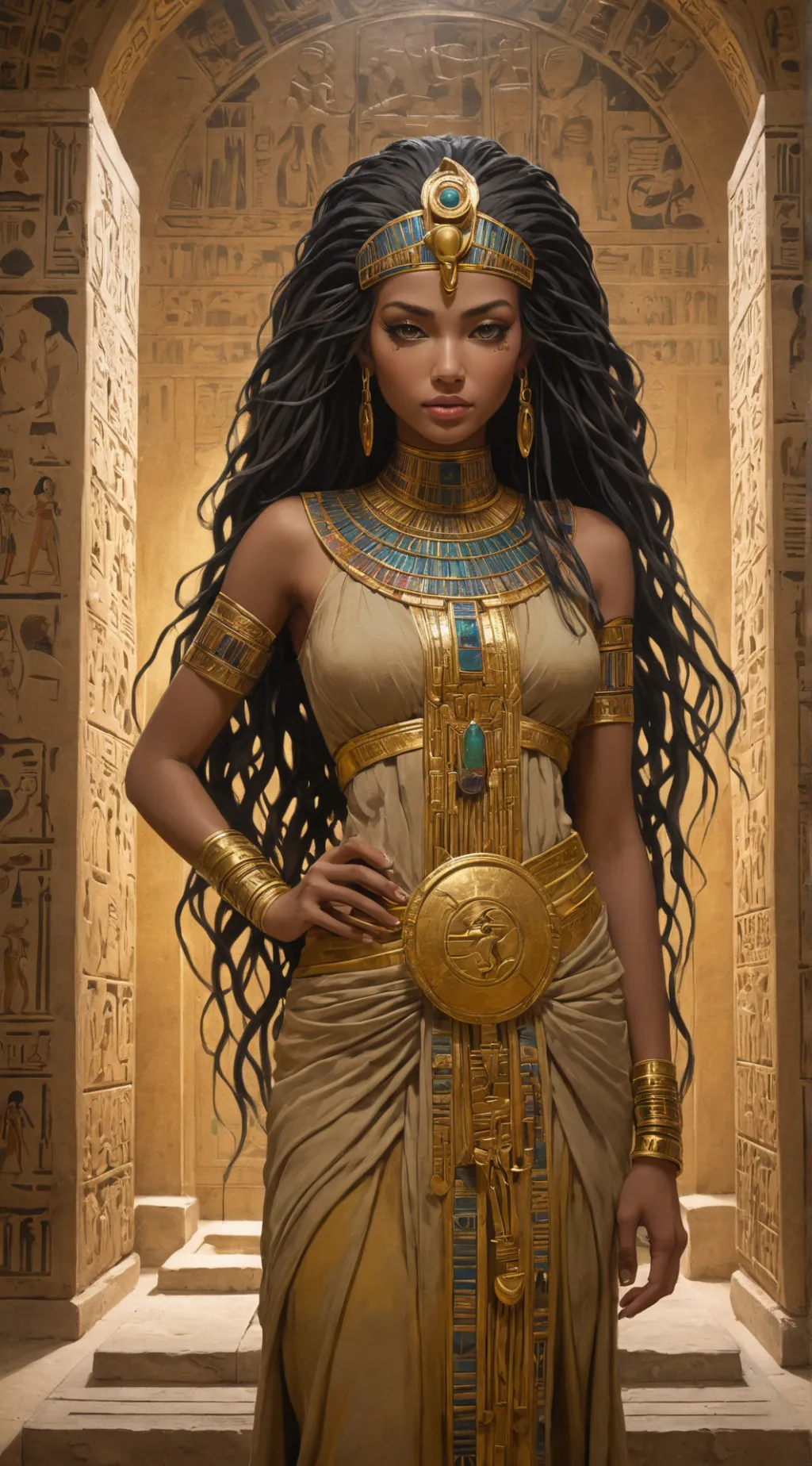 ai character: Khepri background