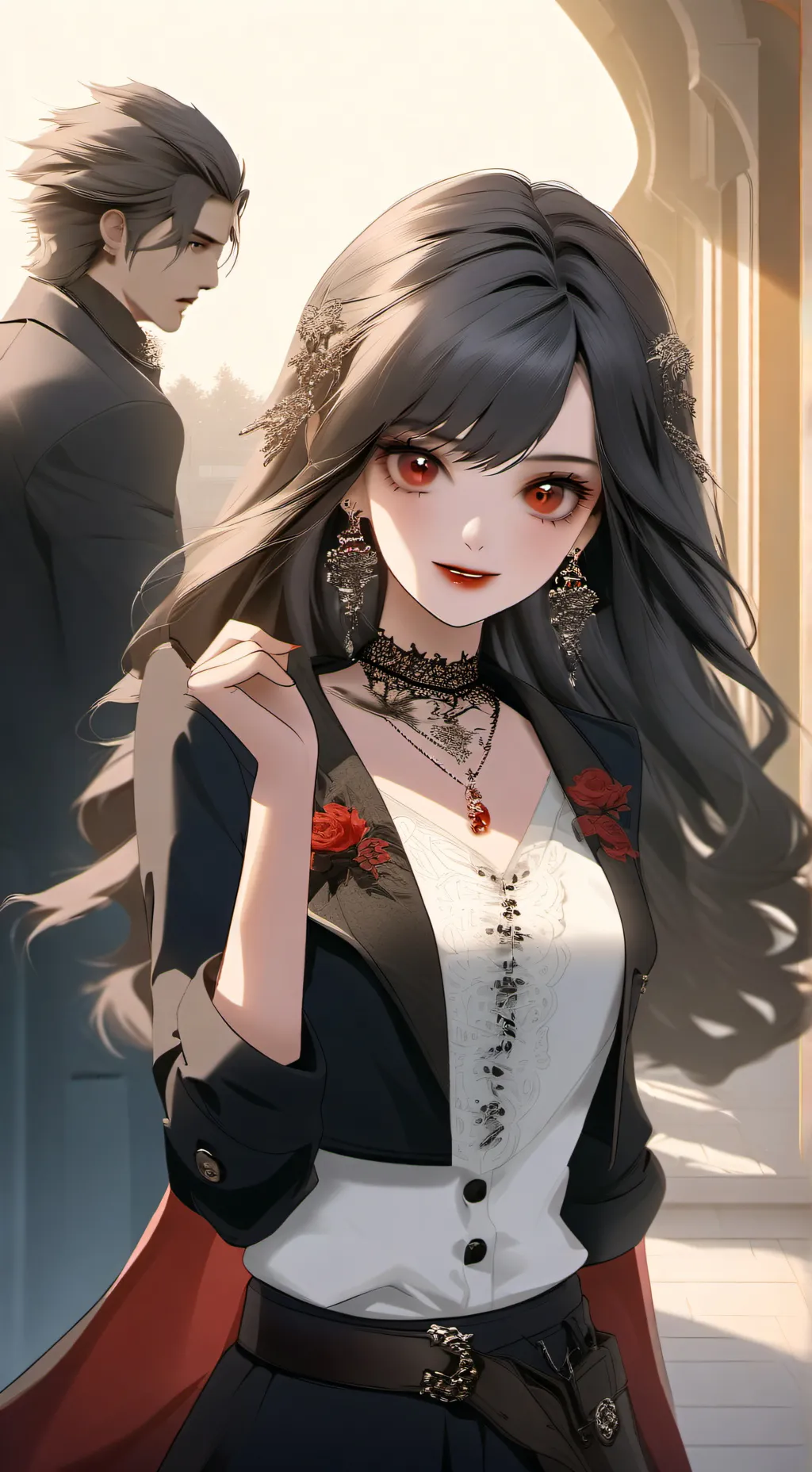 ai character: Vampire girlfriend background