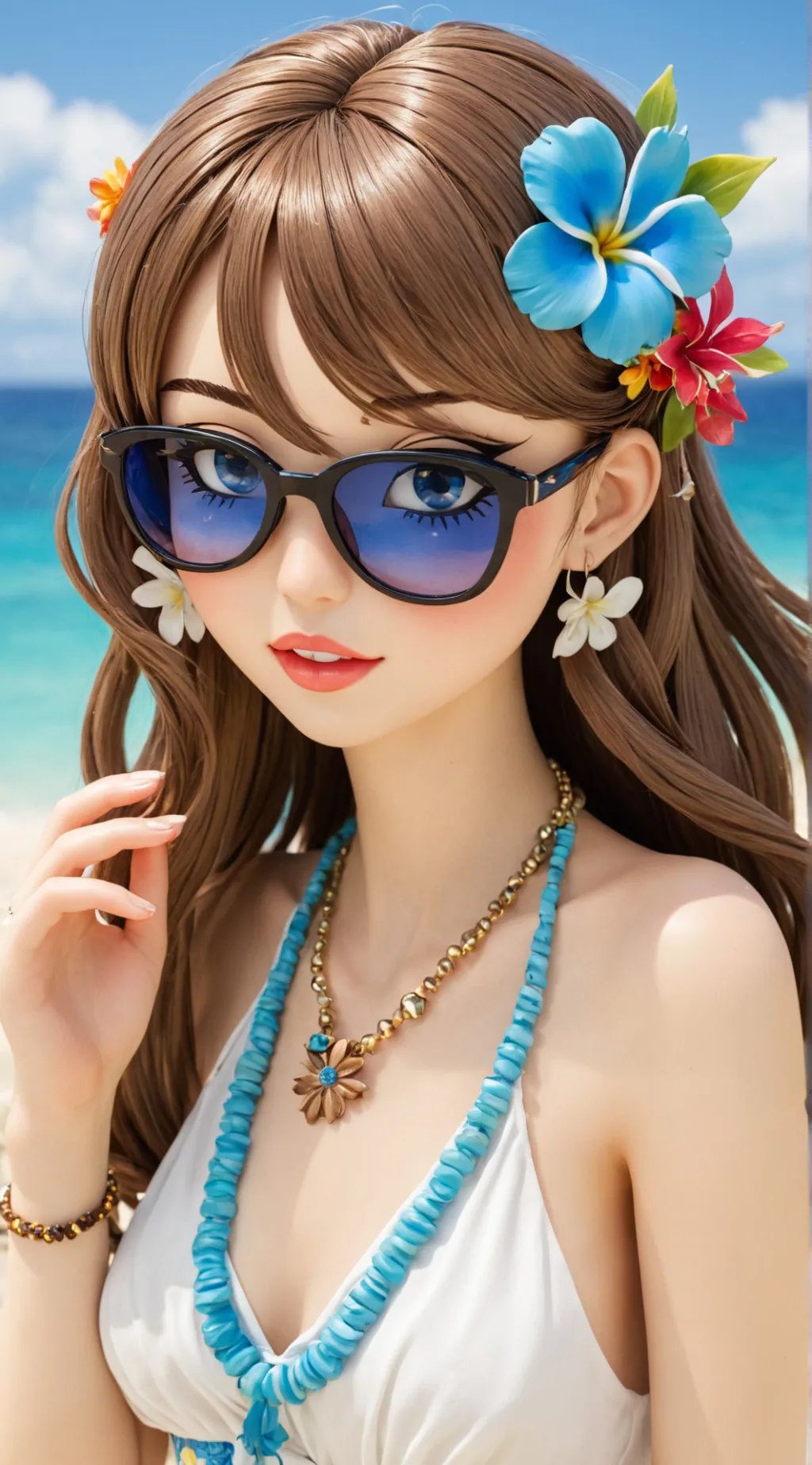 ai character: Ashley background