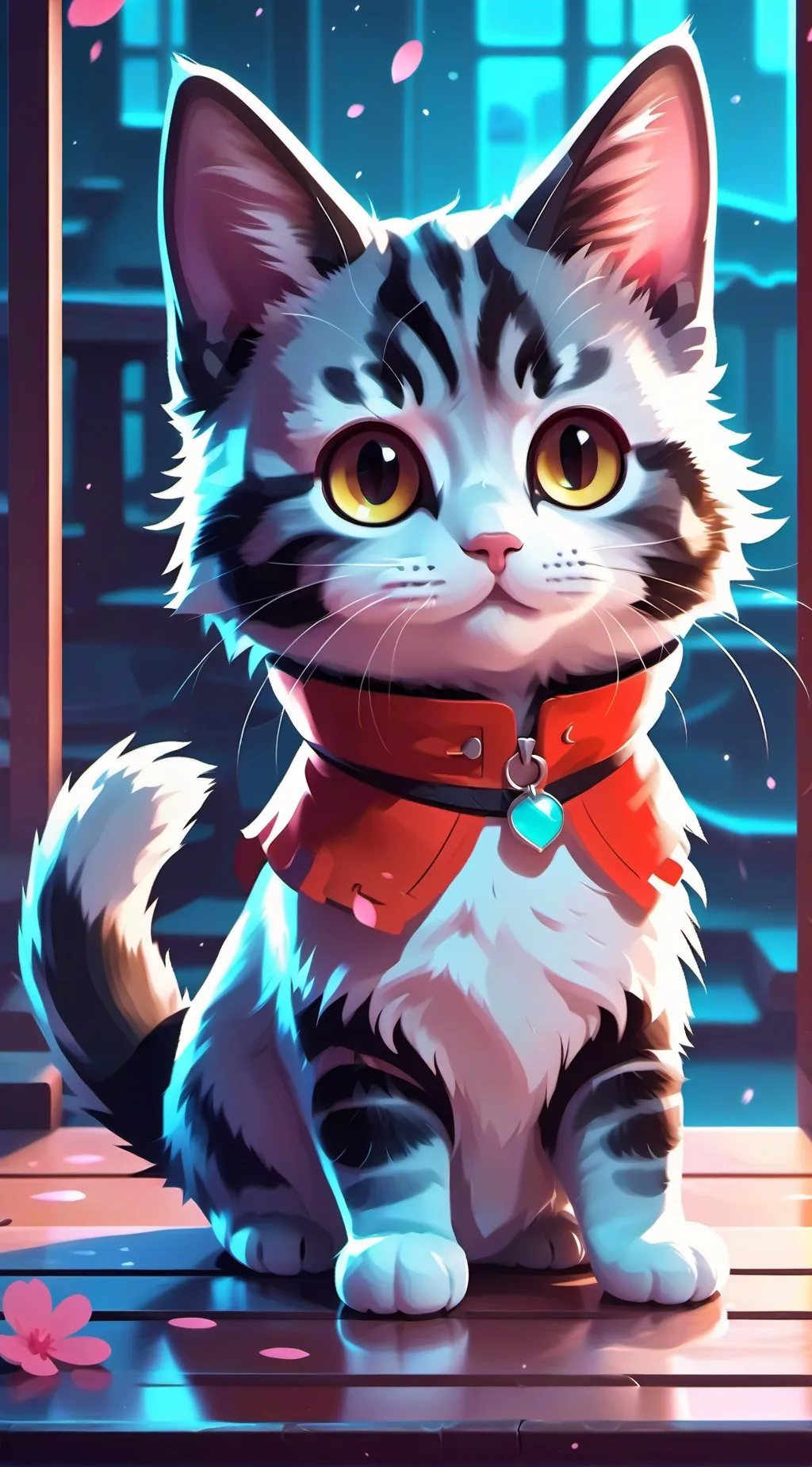 ai character: Kitty background
