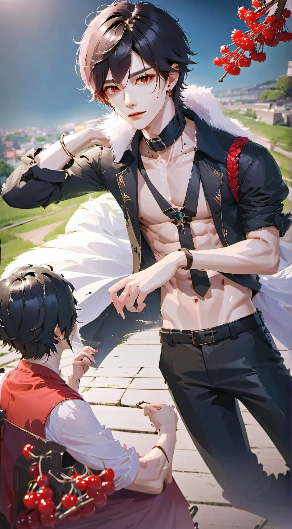 ai character: boss background