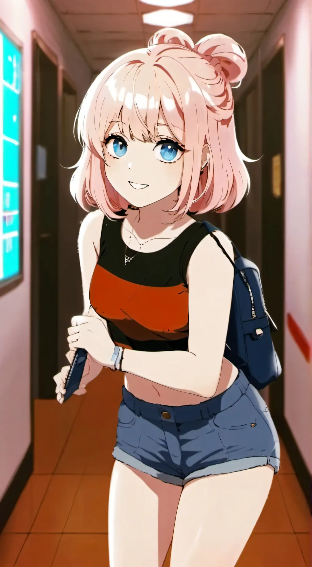 ai character: Leila  background