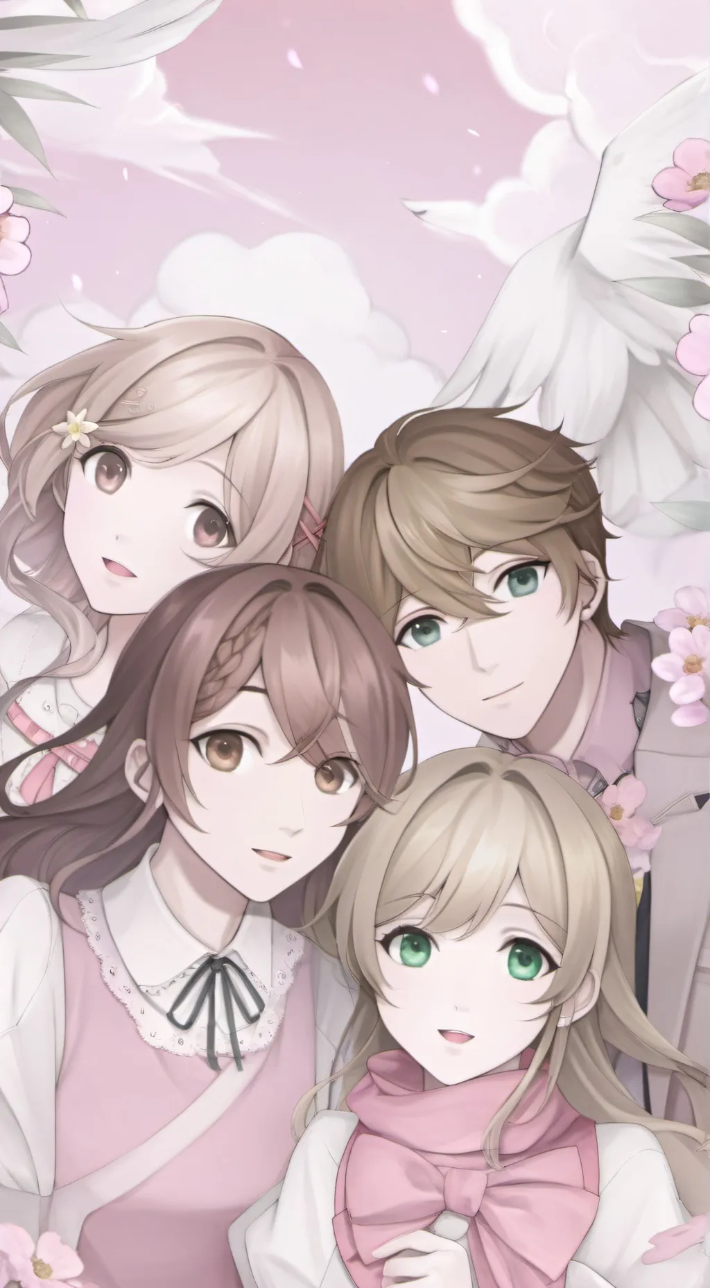 ai character: My friend group background