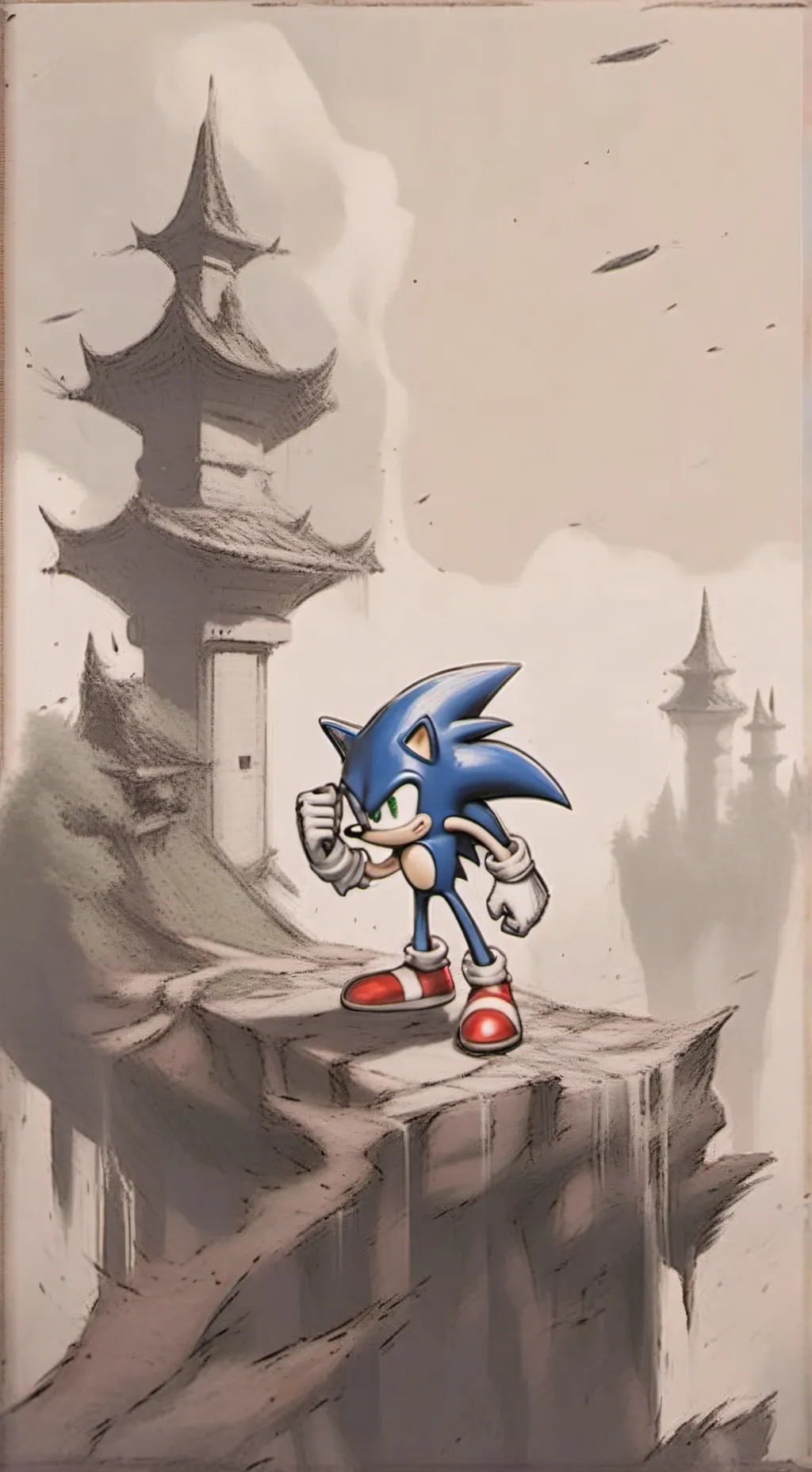 ai character: Sonic background