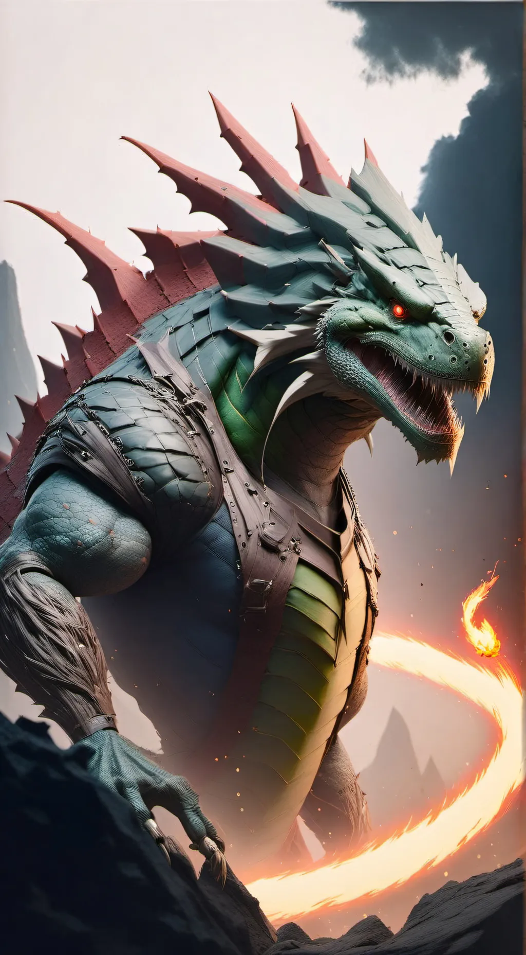 ai character: Kz the mutant liza background