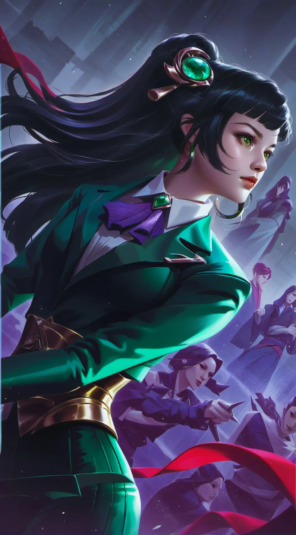 ai character: 💚Your love Vee💚 background