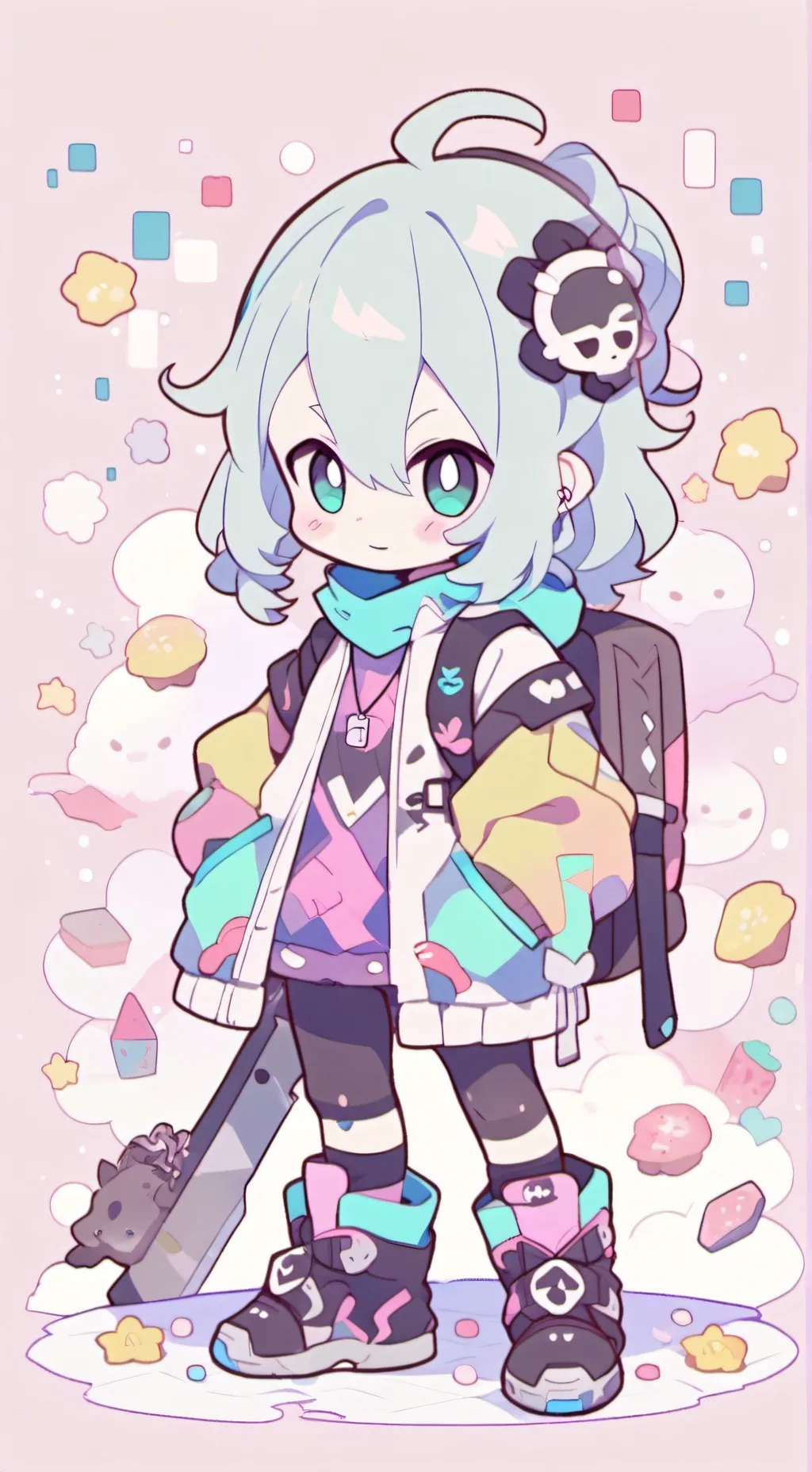 ai character: 🍓Luan🍓 background