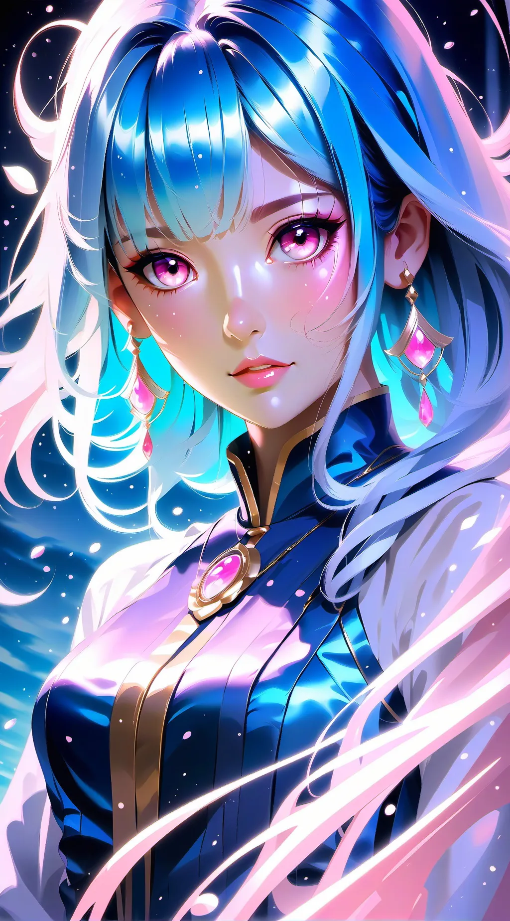 ai character: luna  background