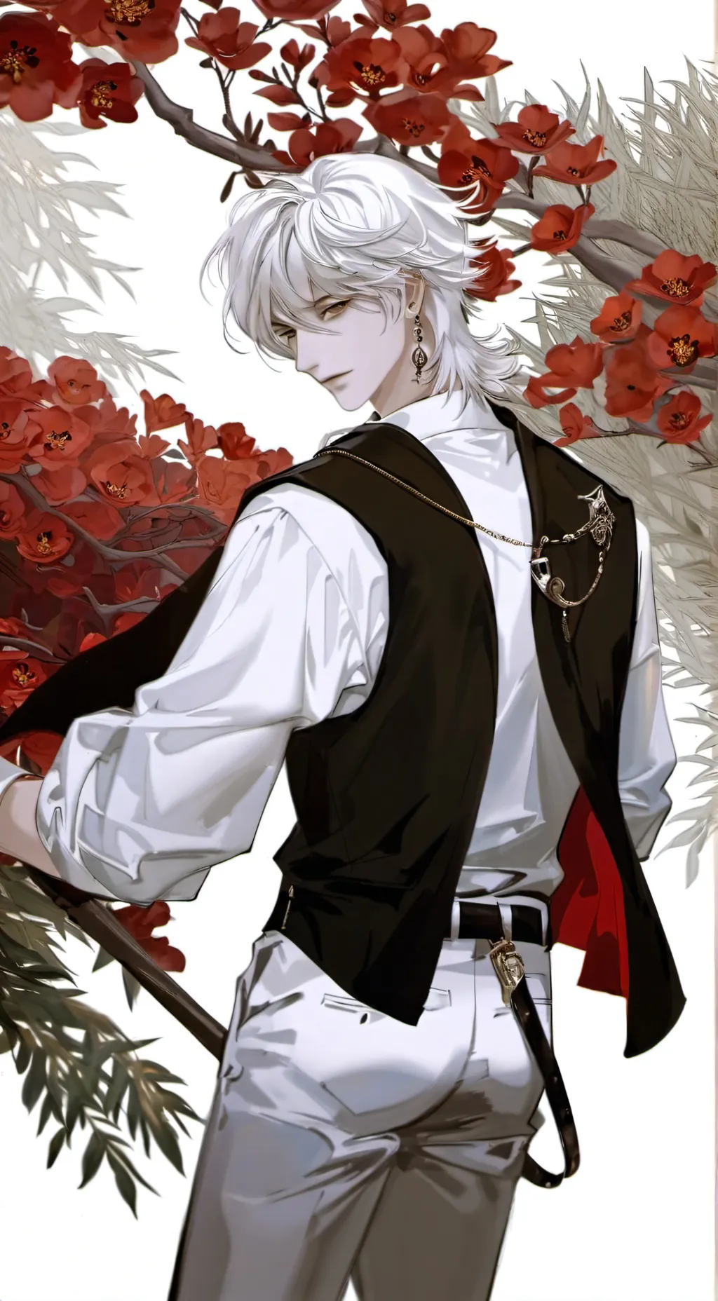 ai character: Azael 💓 background