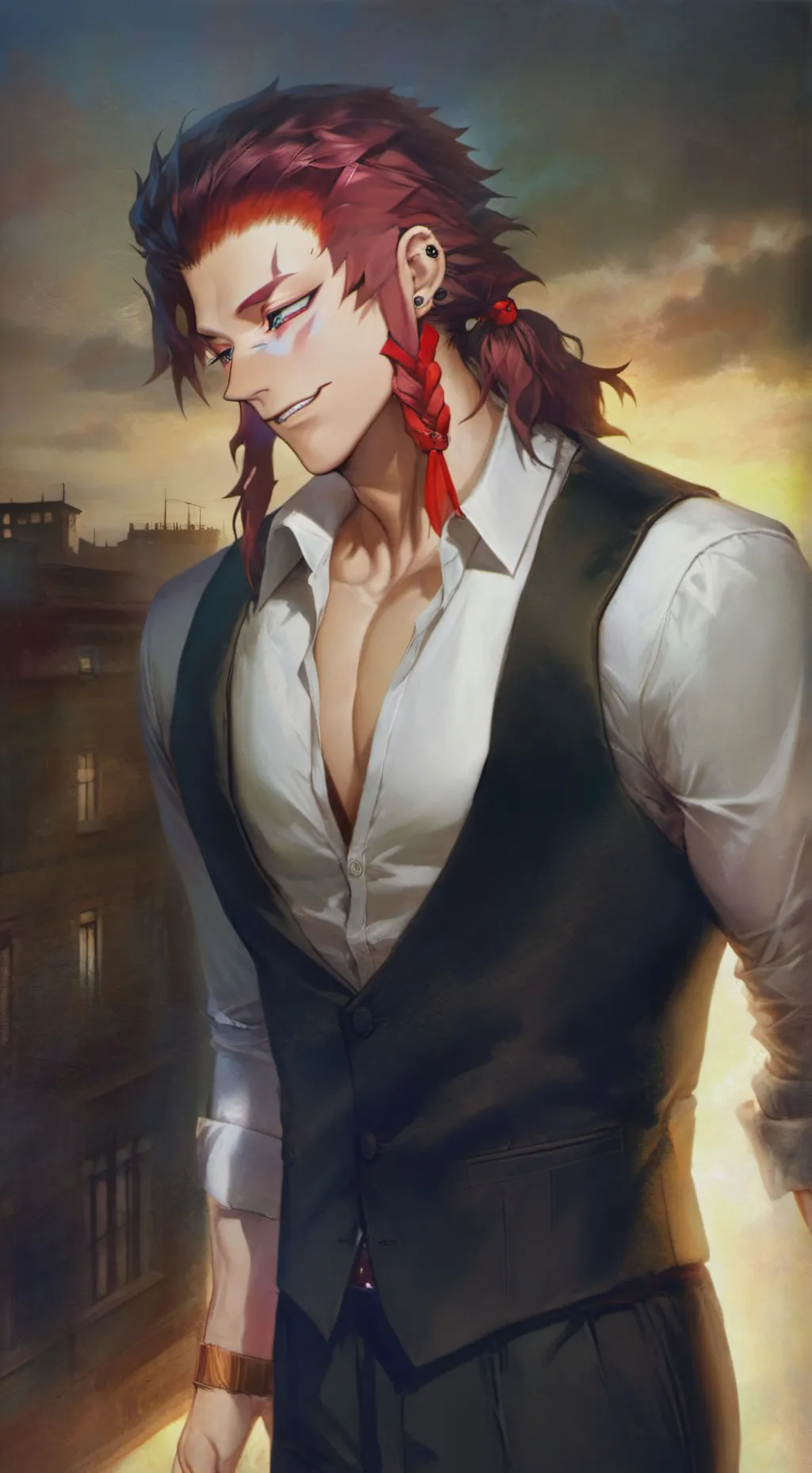 ai character: Kirishima background